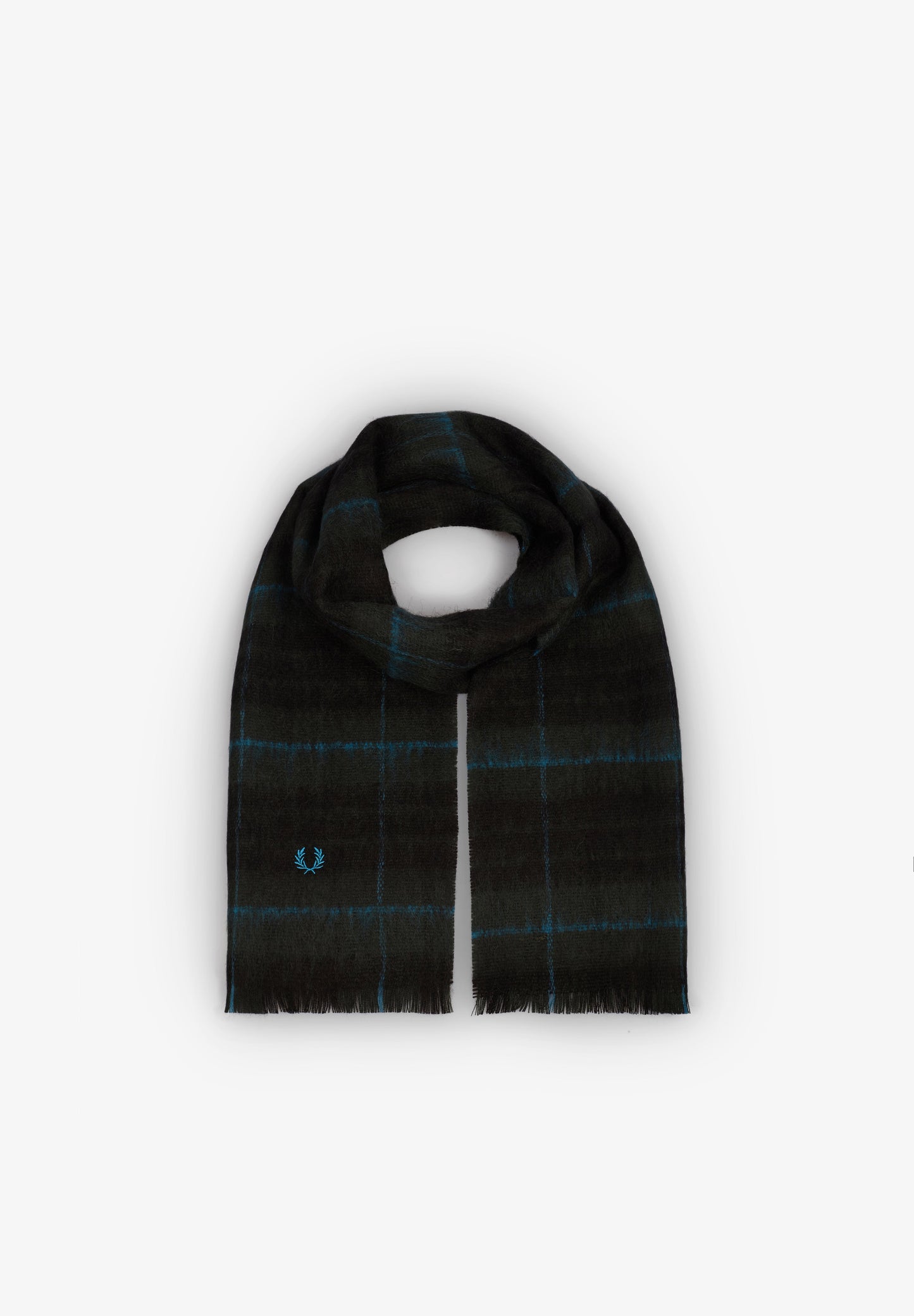 FRED PERRY | BRUSHED WOOL TARTAN SCARF