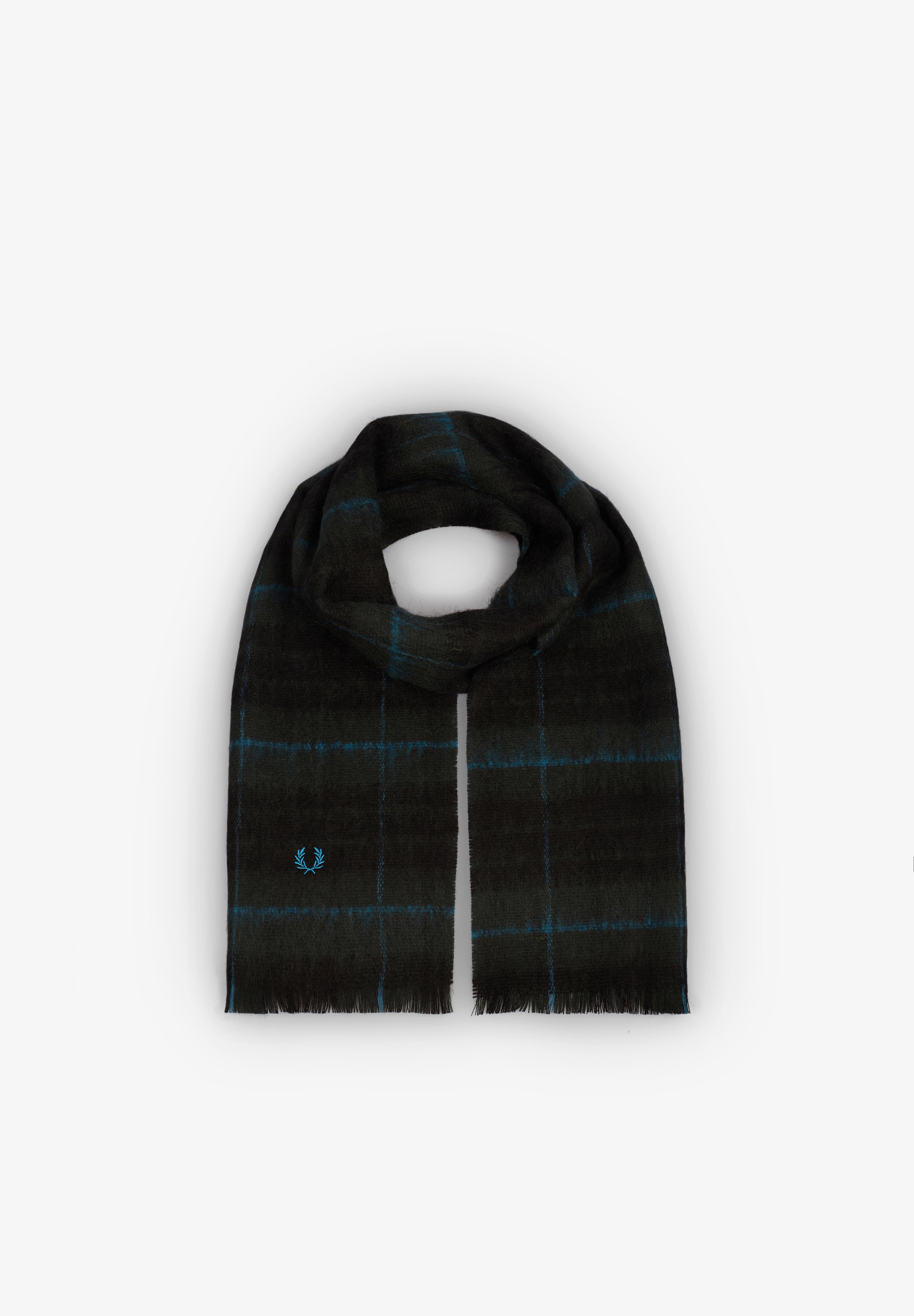 FRED PERRY | BRUSHED WOOL TARTAN SCARF