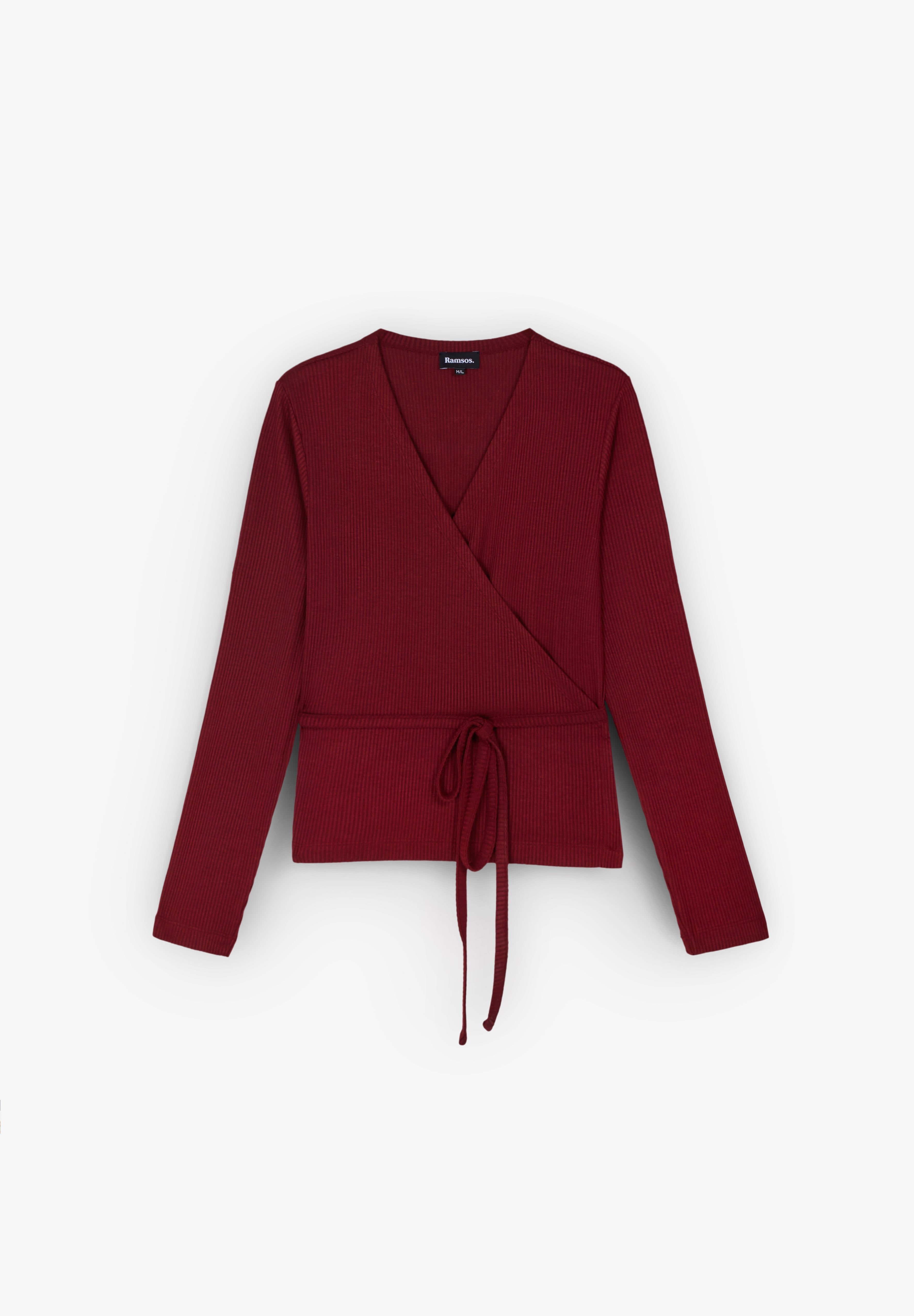 RAMSOS | TOP CROSSED KNIT PARA MULHER