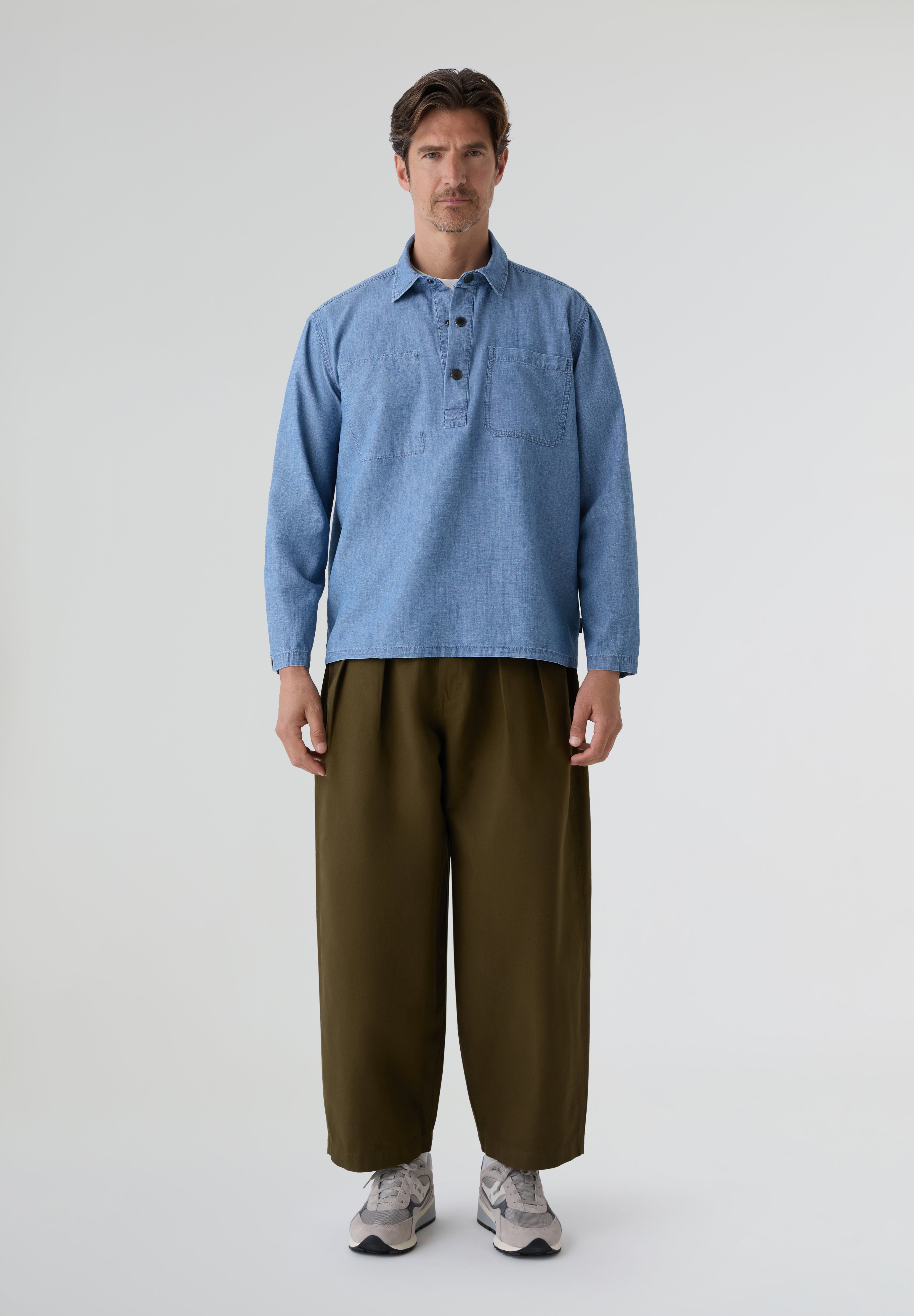 BARBOUR | MARKHAM CHAMBRAY SMOCK SHIRT