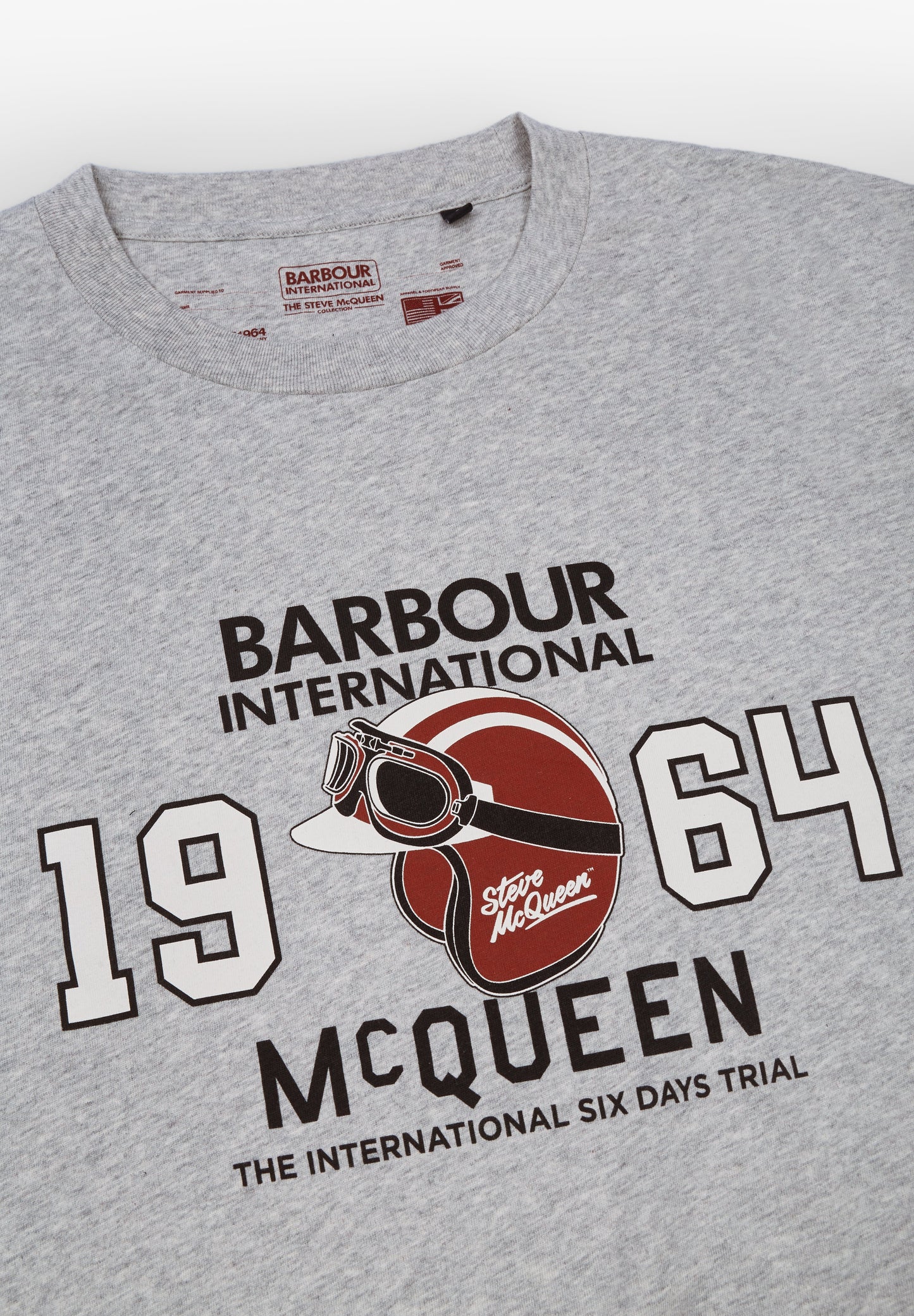 BARBOUR INTERNATIONAL | GILES STEVE MCQUEEN GRAPHIC T-SHIRT