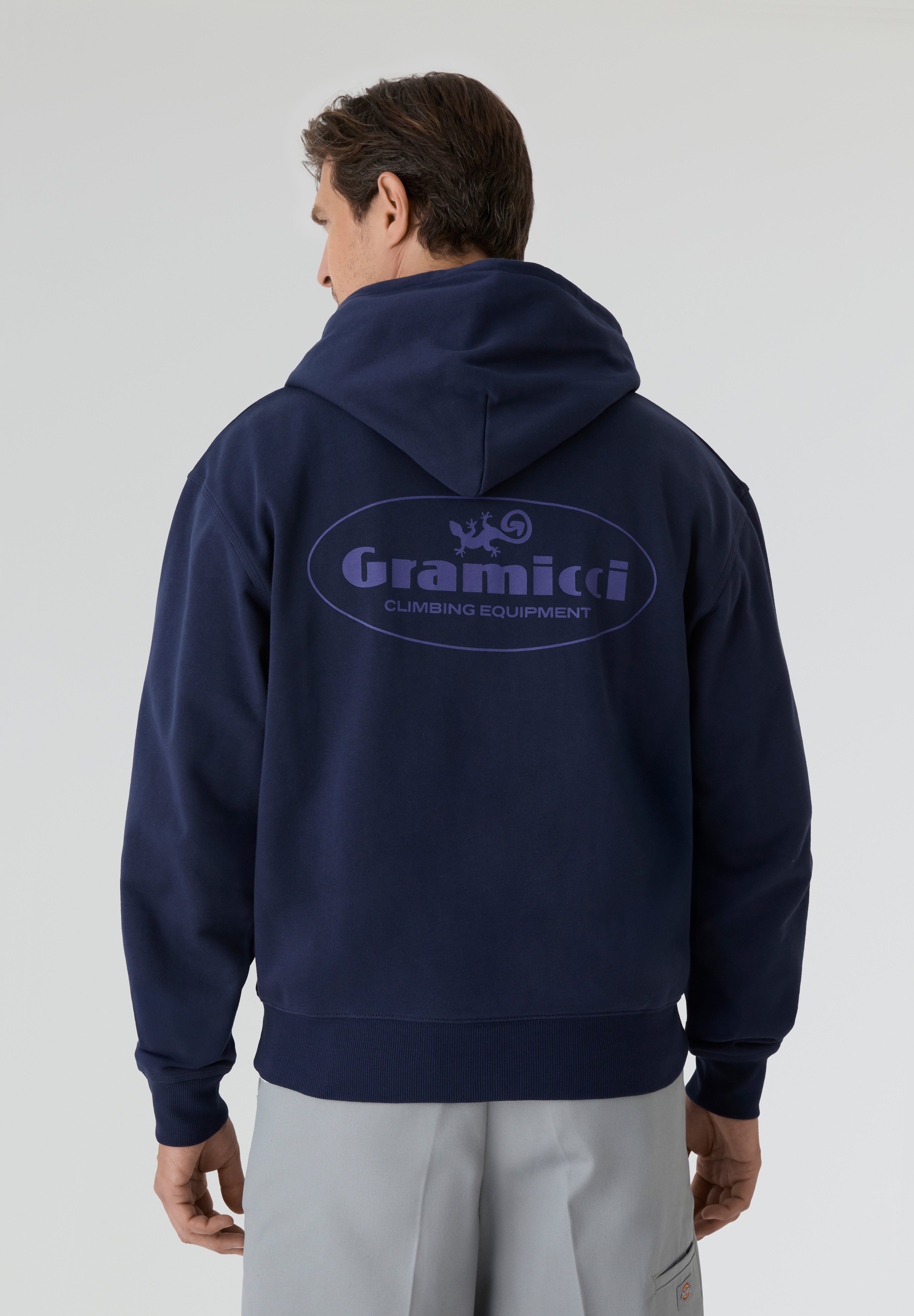 GRAMICCI | CLIMBING EQUIPMENT ZIP HOODED SWEATSHIRT