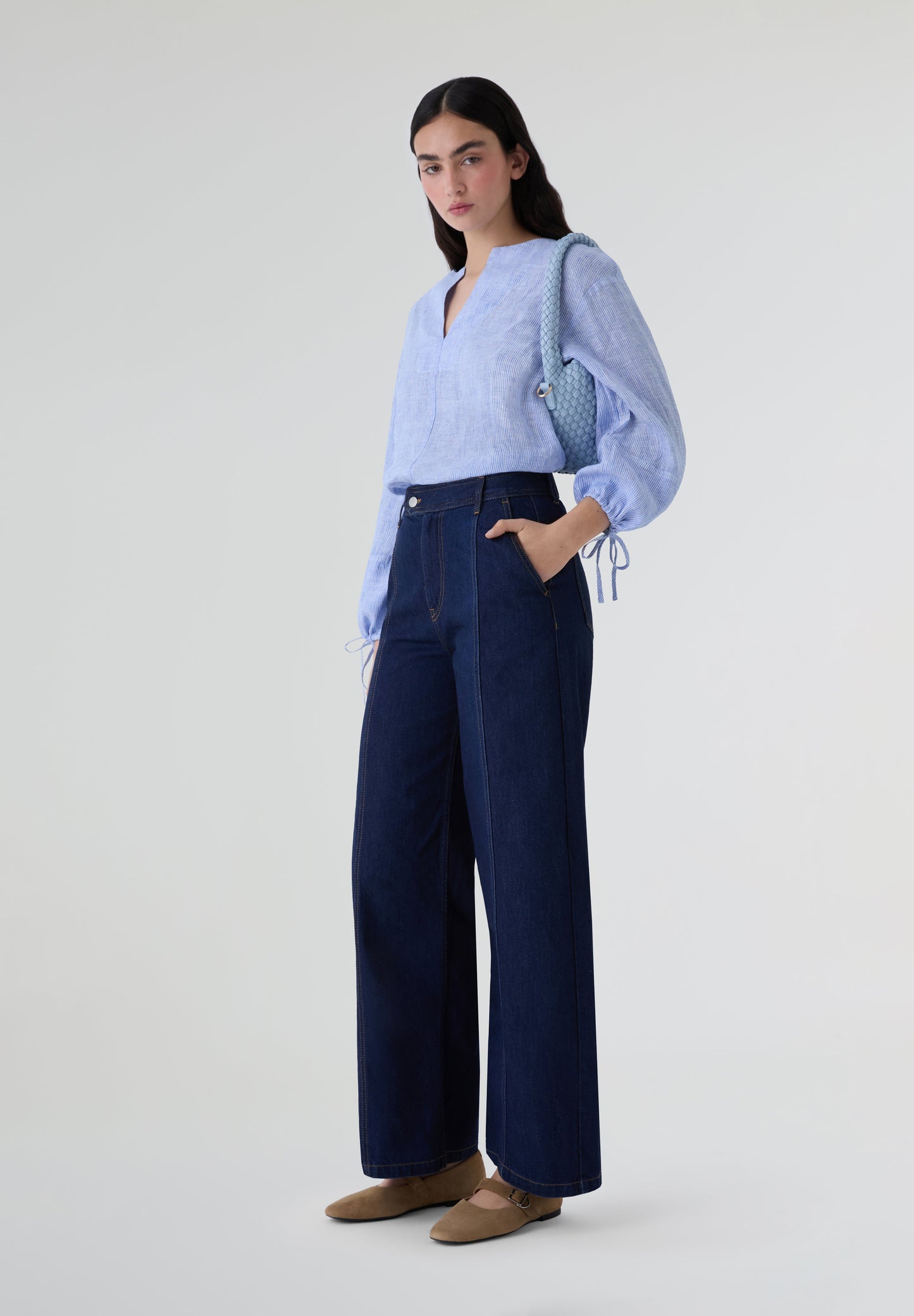 ECOALF | CAMISA JENAALF STRIPES MULHER