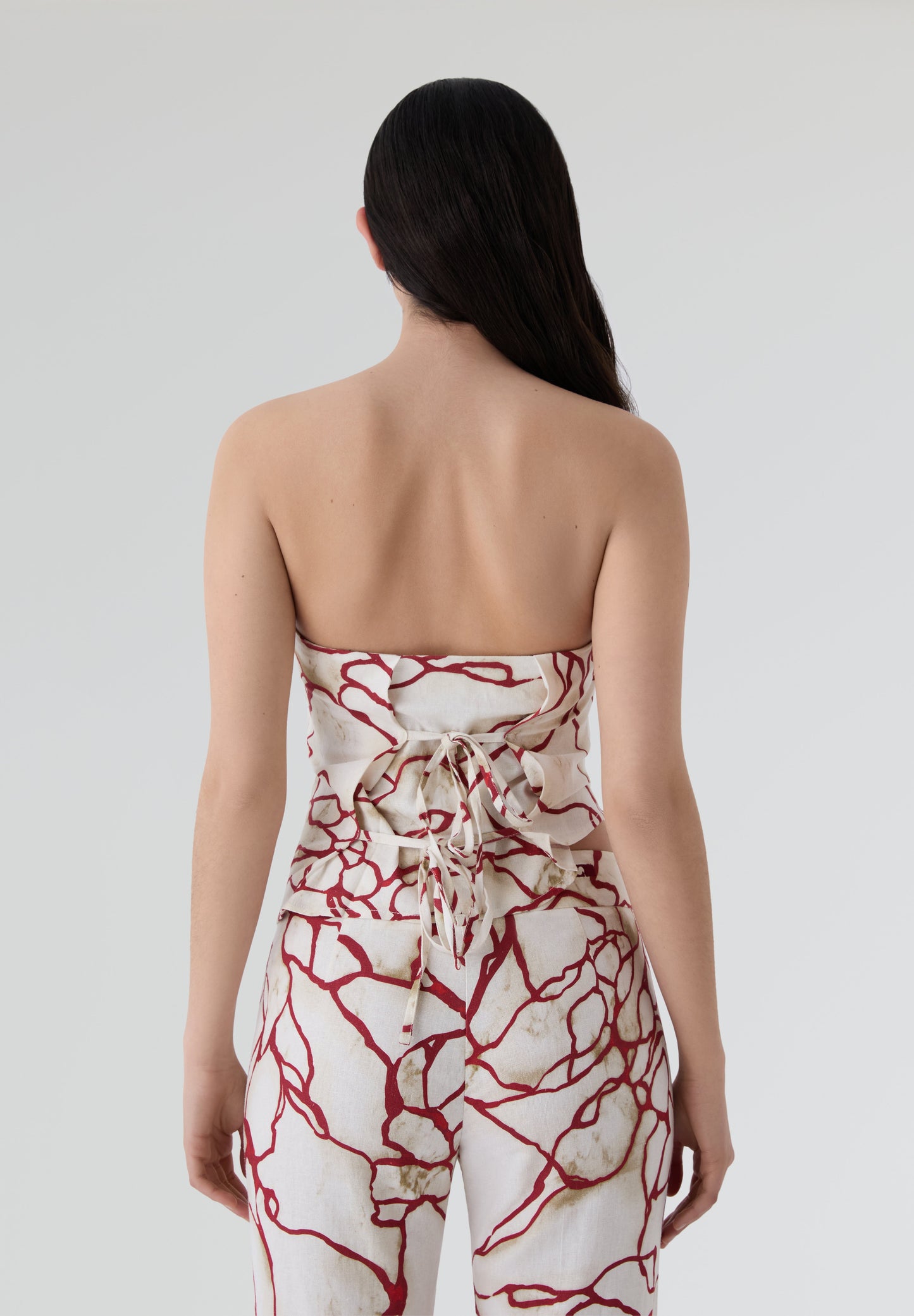 LAAGAM | TOP PANOT BANDEAU MARBLE