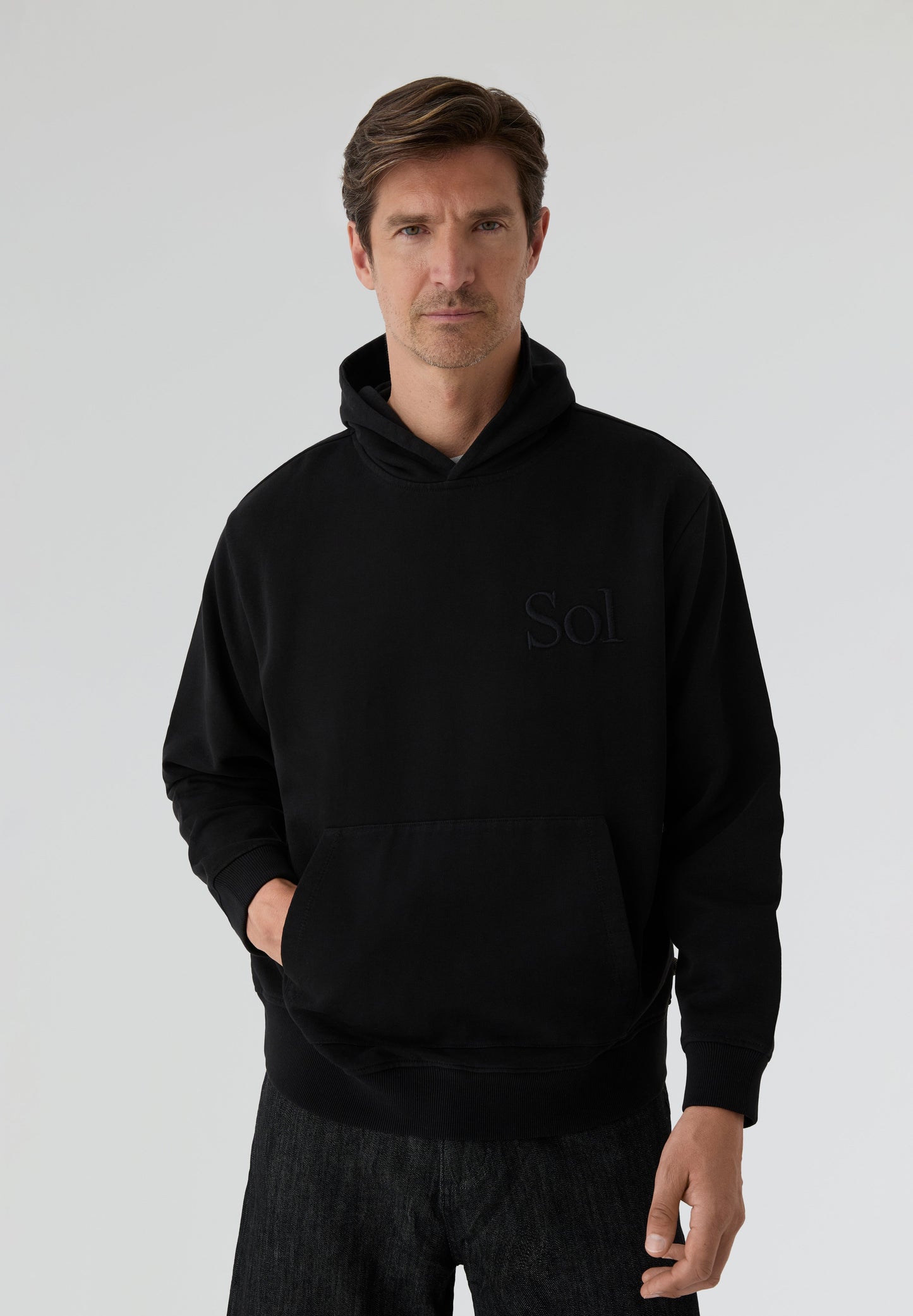 THINKING MU | SWEATSHIRT COM CAPUZ SOL TYPE