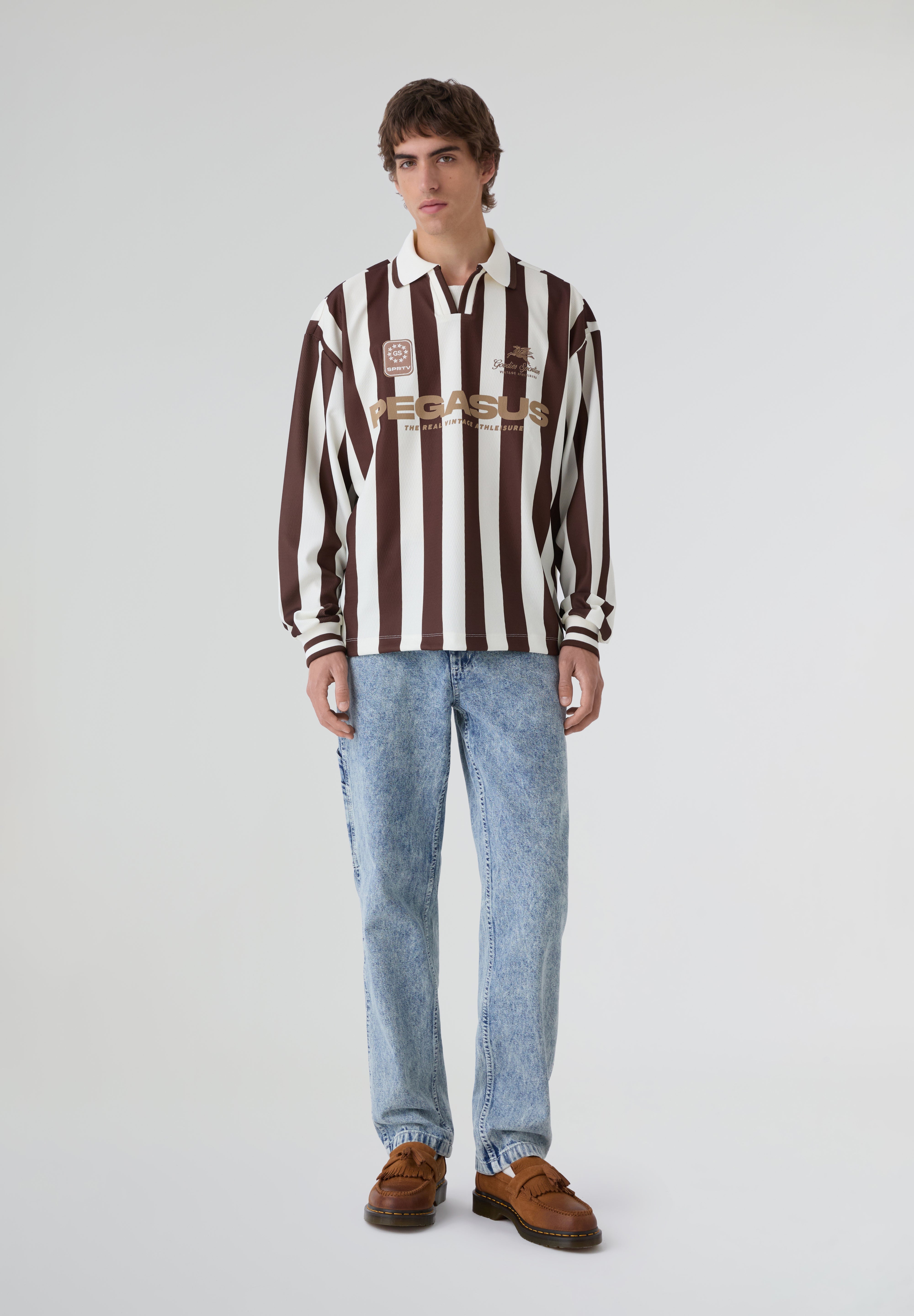 GOODIES SPORTIVE | T-SHIRT COCOA VINTAGE FOOTBALL