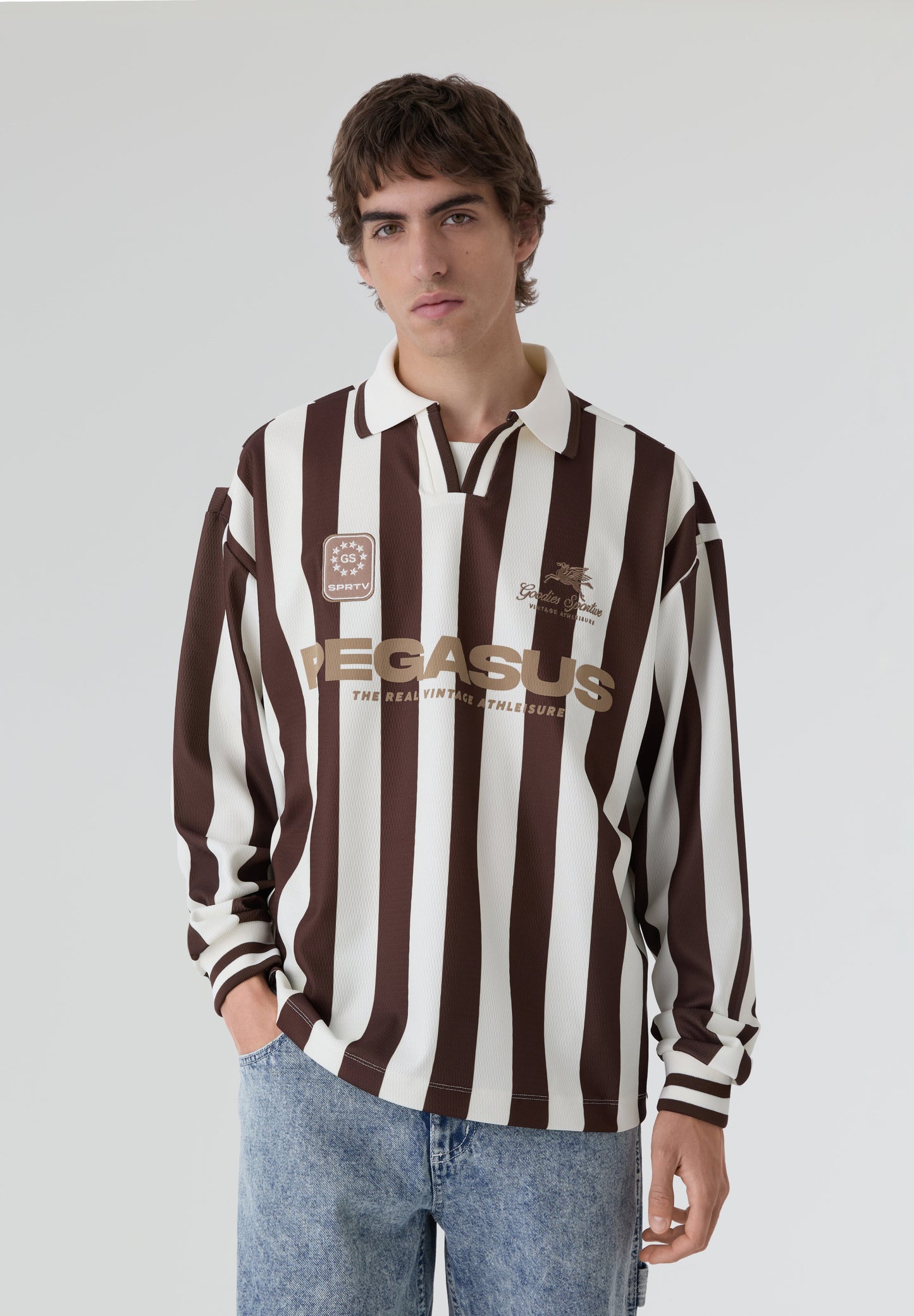 GOODIES SPORTIVE | T-SHIRT COCOA VINTAGE FOOTBALL