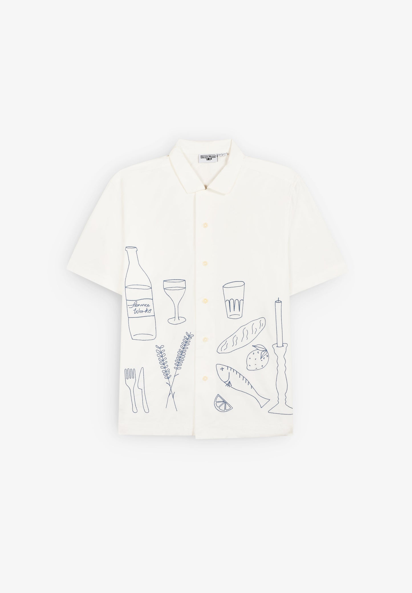 SERVICE WORKS | LIGHT TWILL PICNIC SHORT SLEEVE SHIRT
