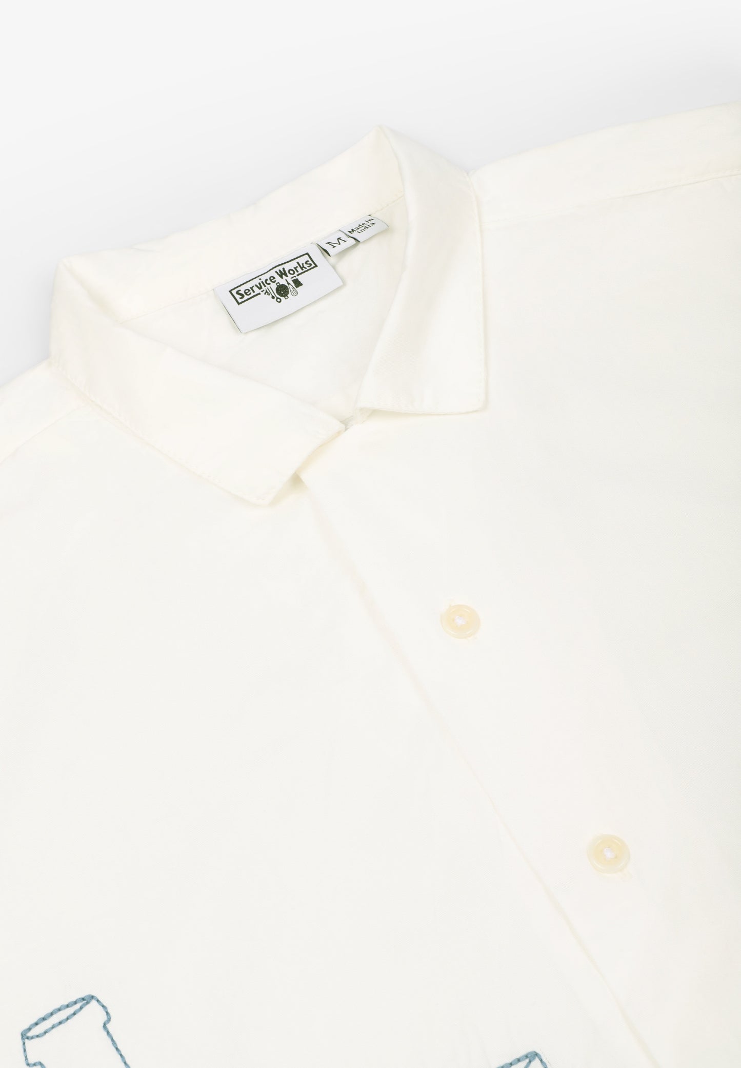SERVICE WORKS | LIGHT TWILL PICNIC SHORT SLEEVE SHIRT