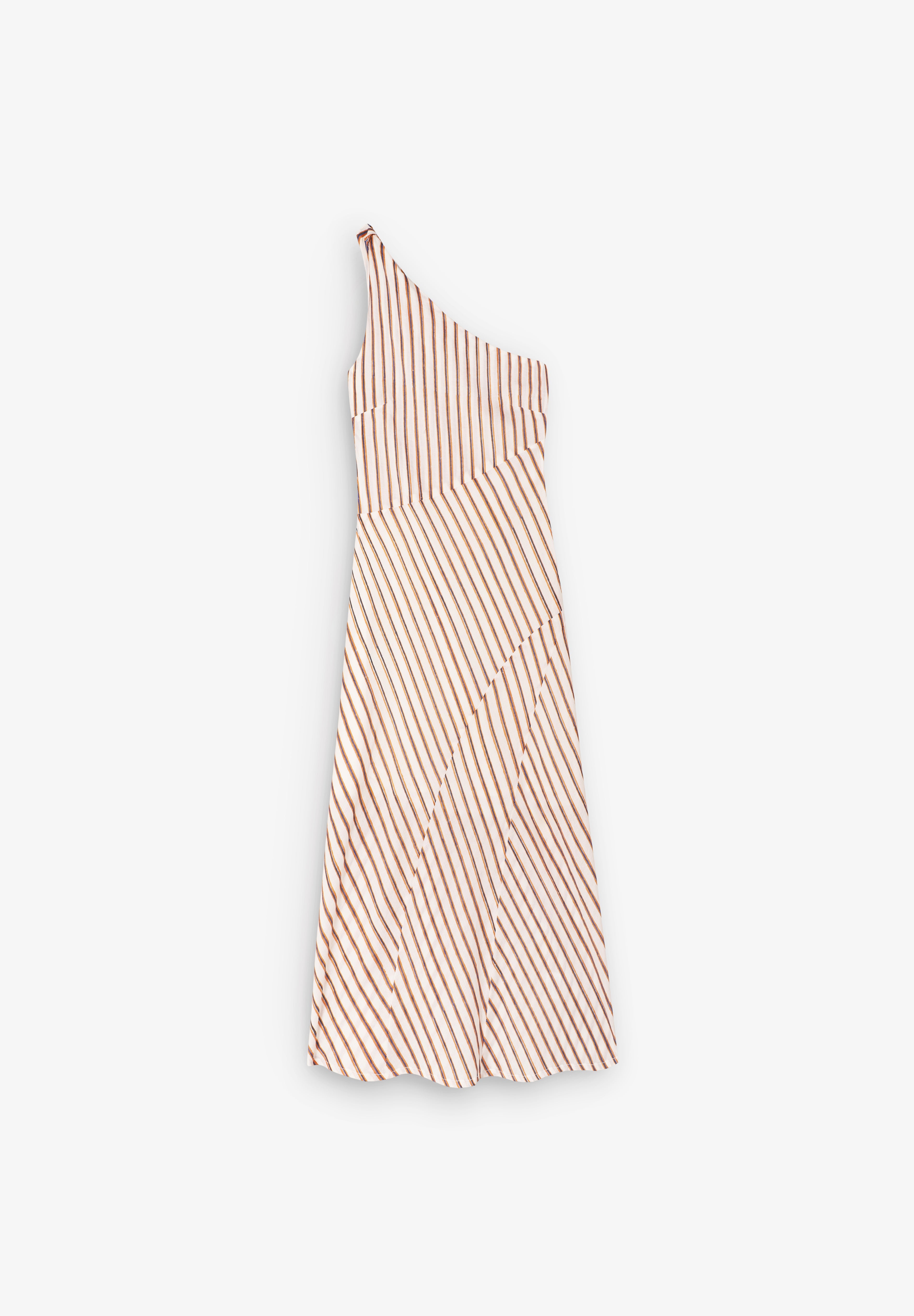 BABBAKI | VESTIDO ASIMETRICO STRIPES