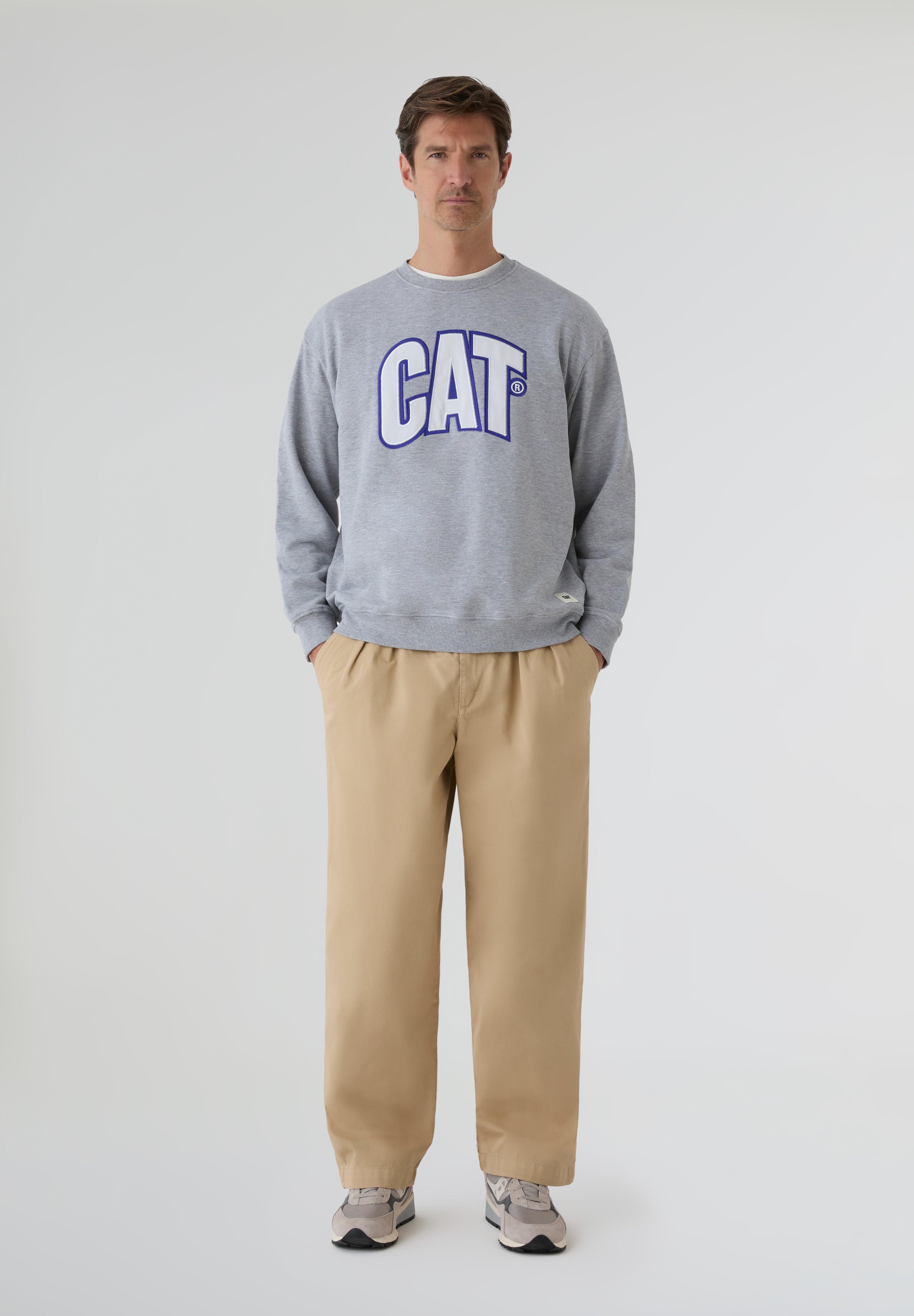 CAT | EMBROIDERY LOGO CREW
