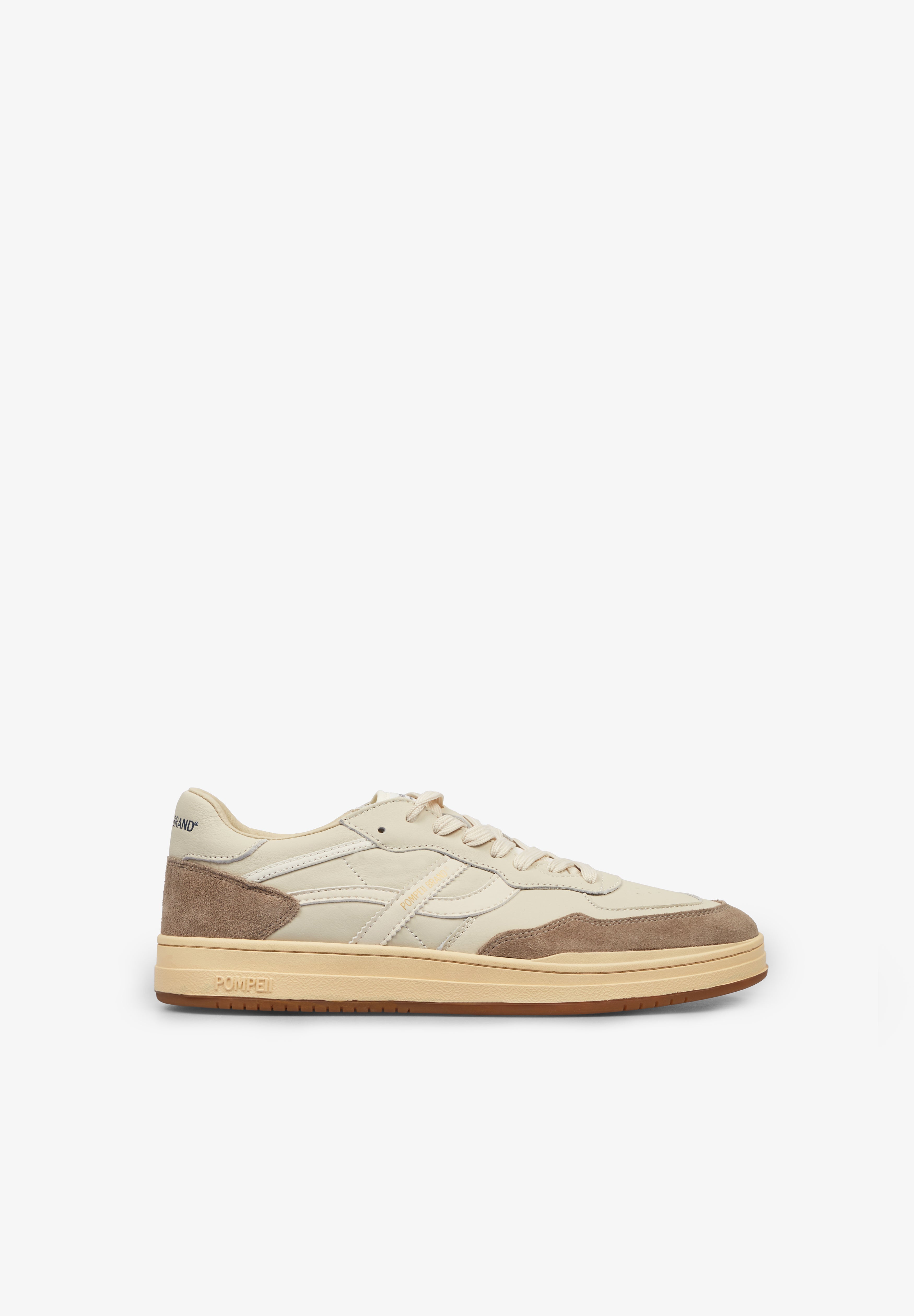 POMPEII BRAND | ELAN PIPPA LEATHER ECRU GREY T