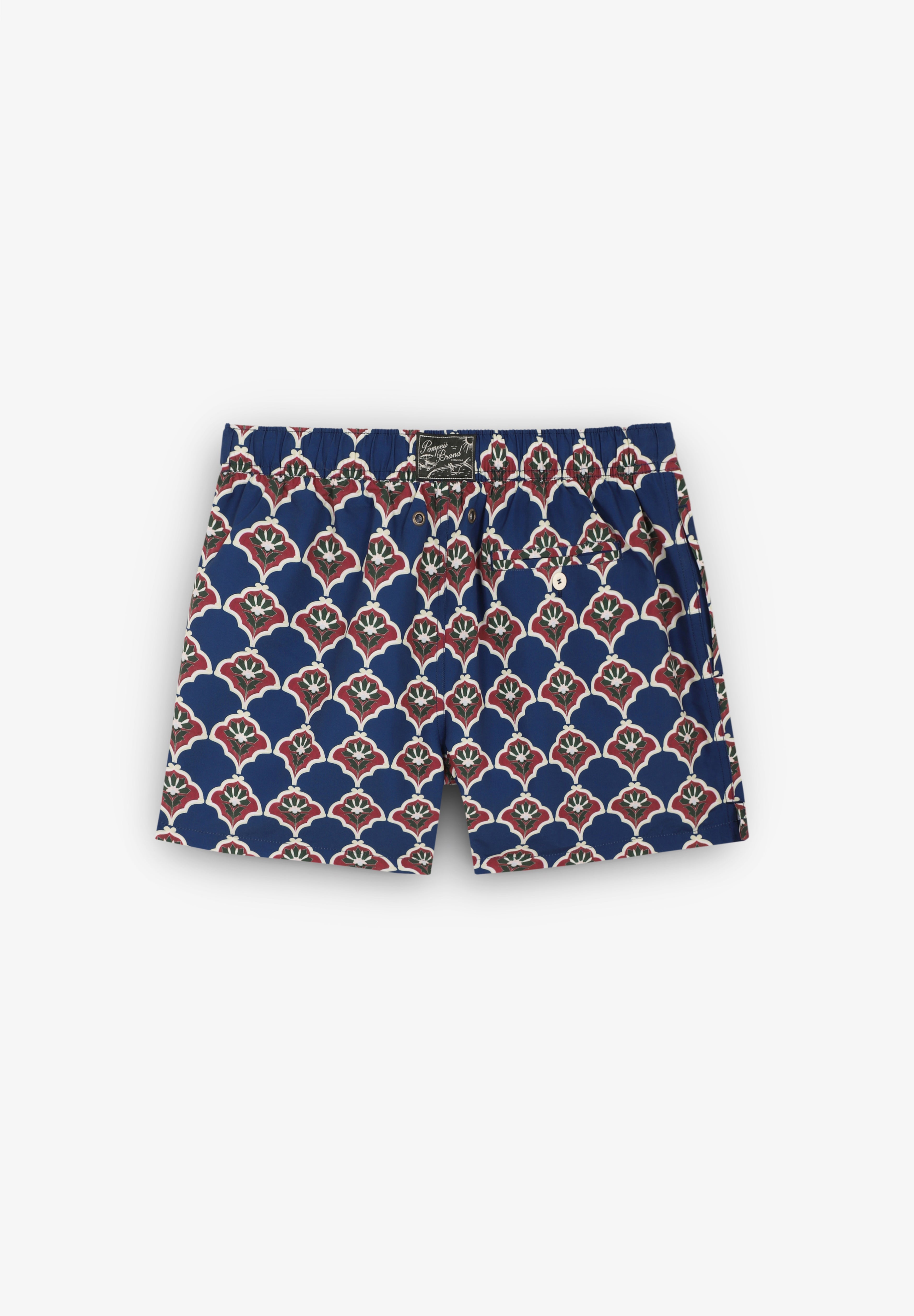 POMPEII BRAND | HANDPAINTED TILE SWIM TRUNKS