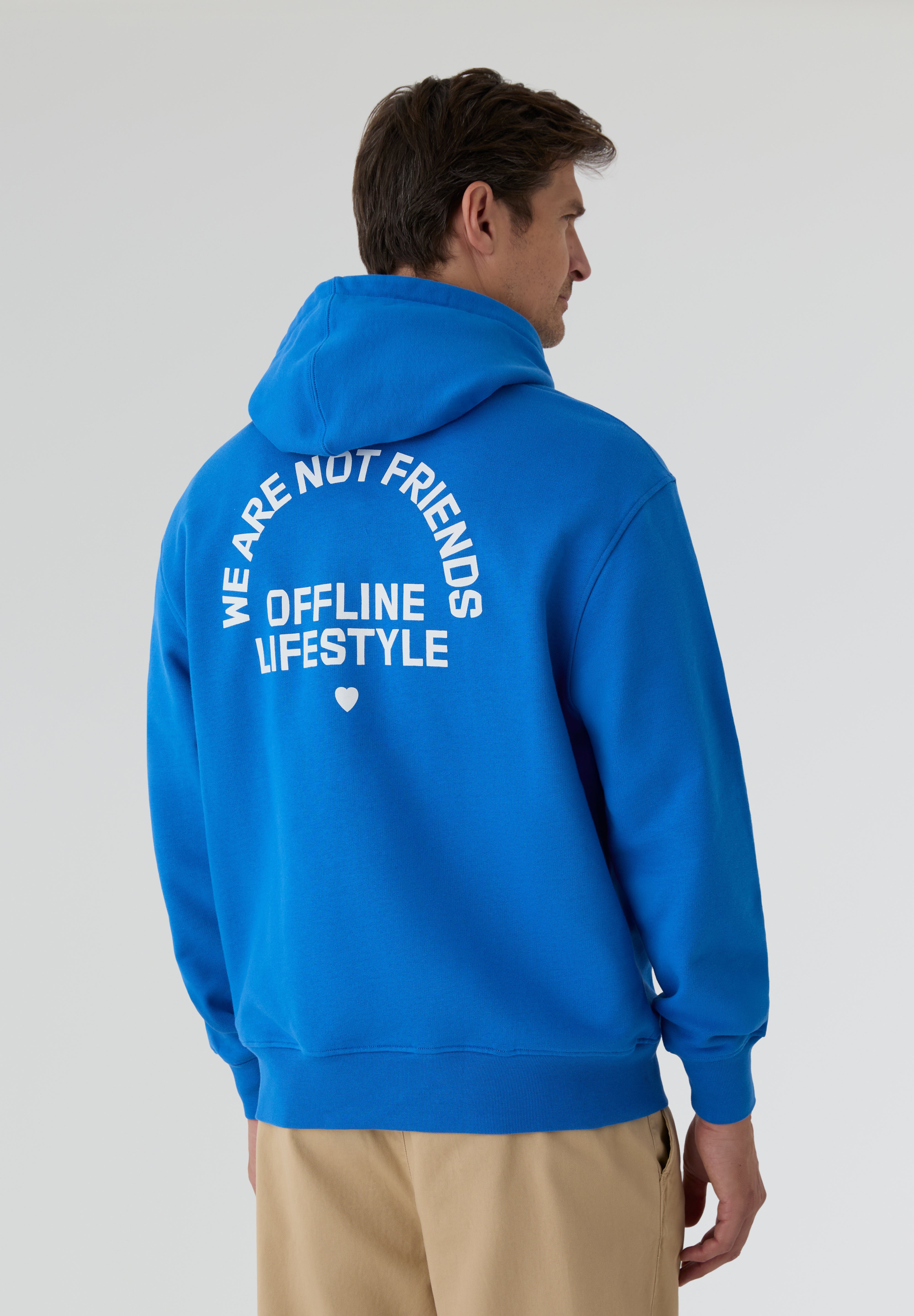 WE ARE NOT FRIENDS | OFFLINE LOVE 2ZIP HOODIE