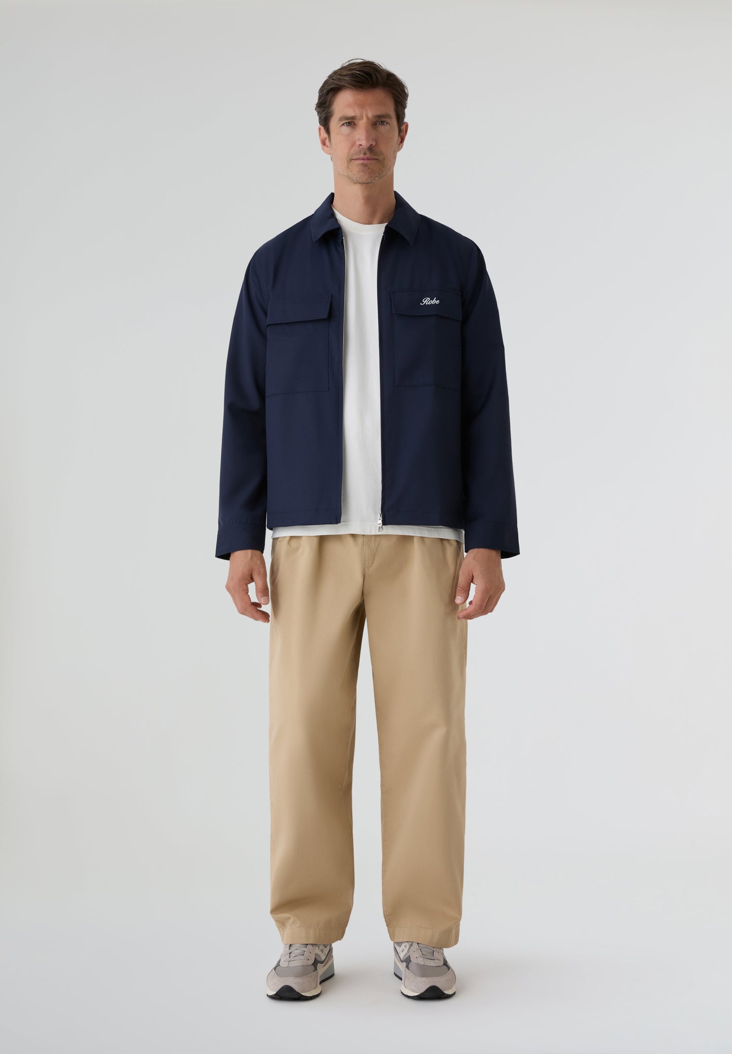 WE ARE NOT FRIENDS | PLEAT CREAM CHINO