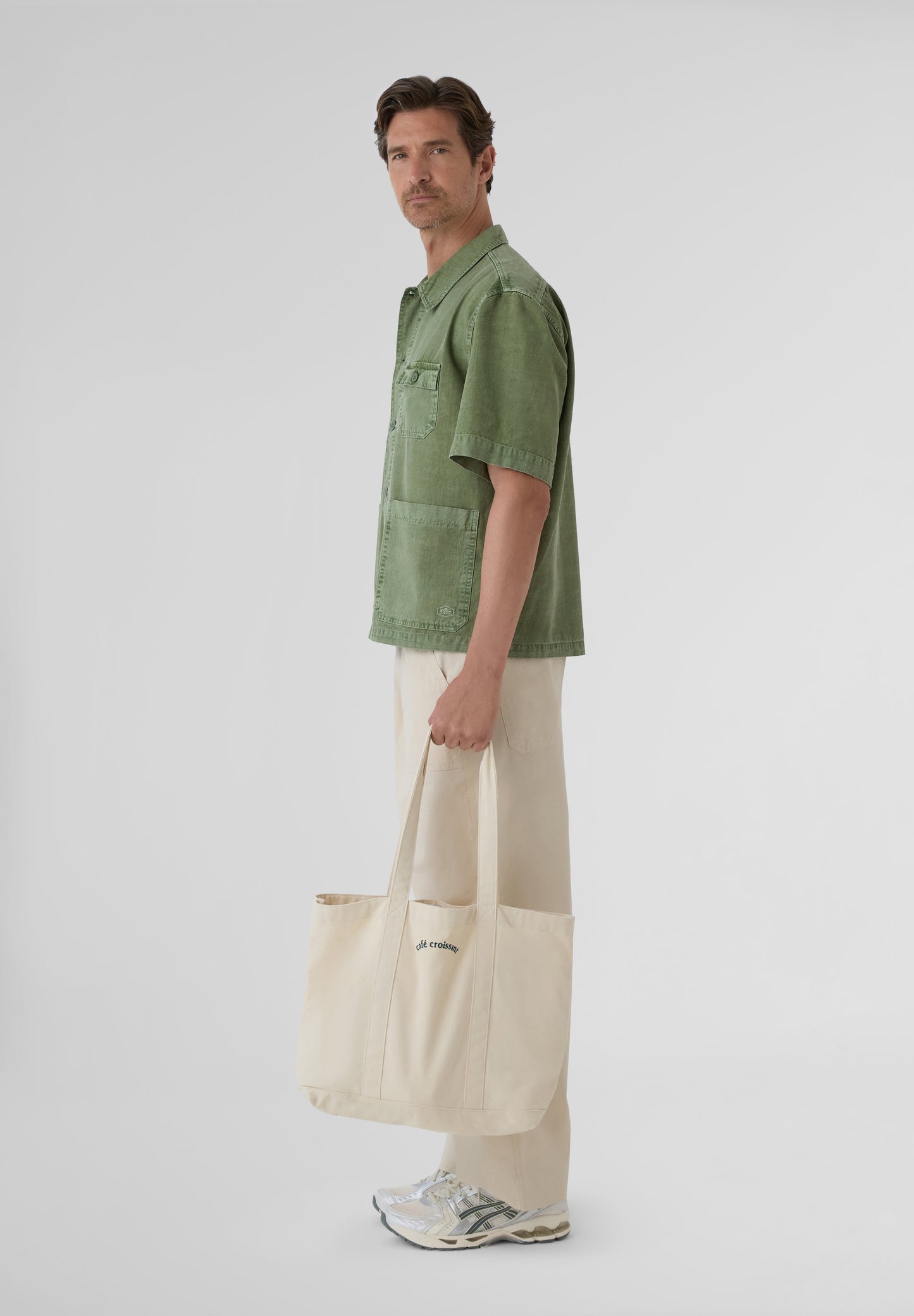KAPPY | PIGMENT HALF SHIRT JACKET