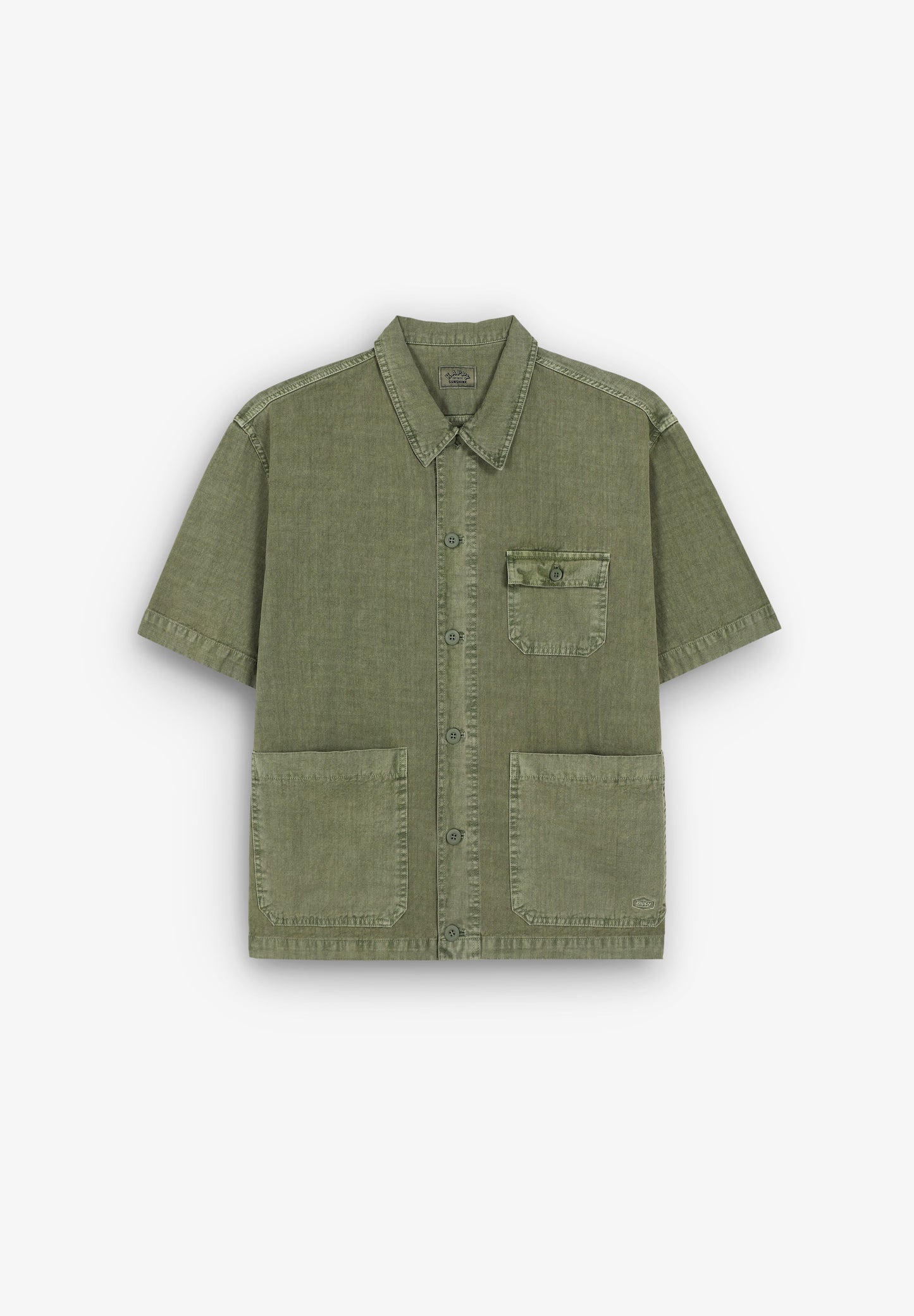 KAPPY | PIGMENT HALF SHIRT JACKET
