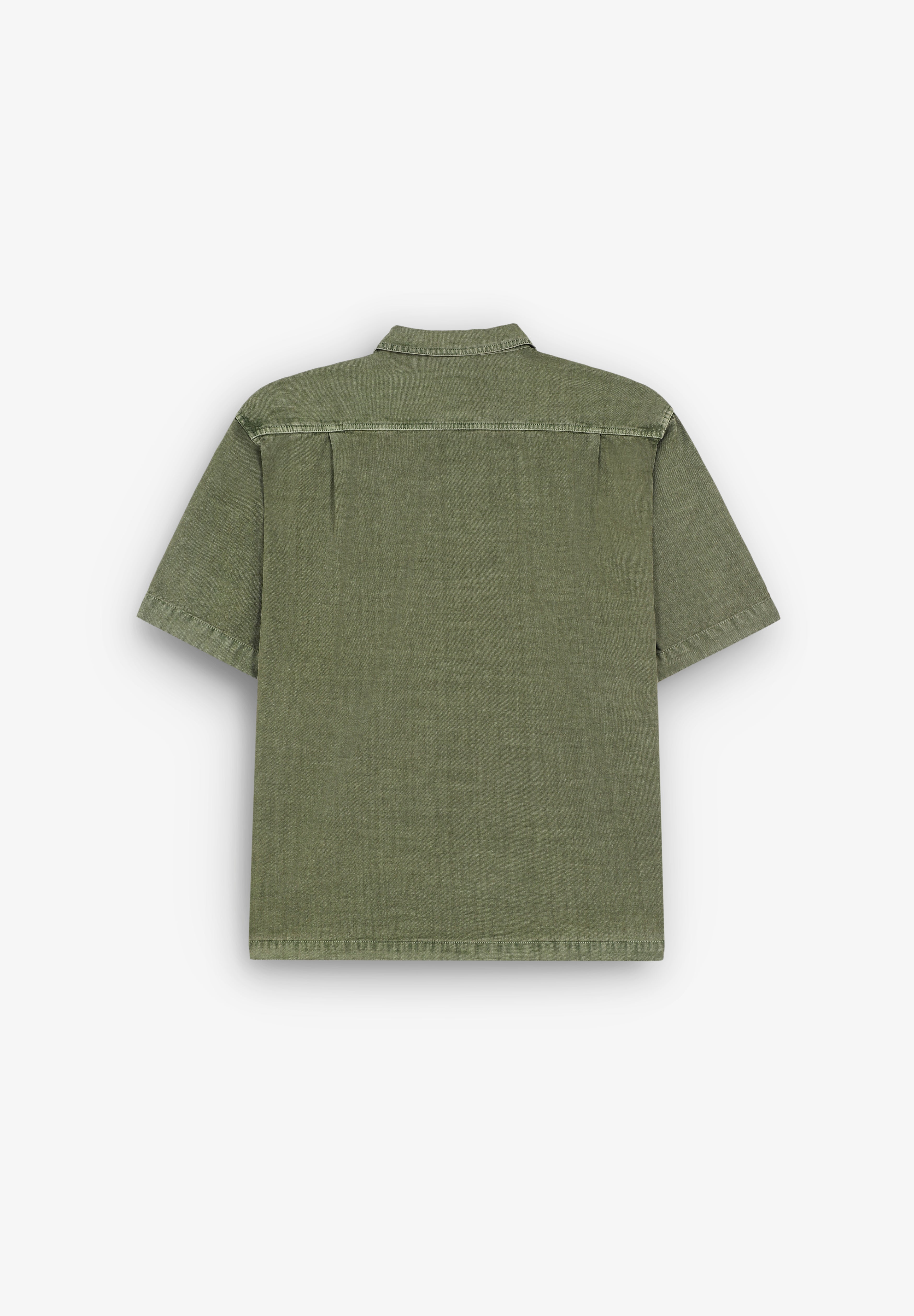KAPPY | PIGMENT HALF SHIRT JACKET