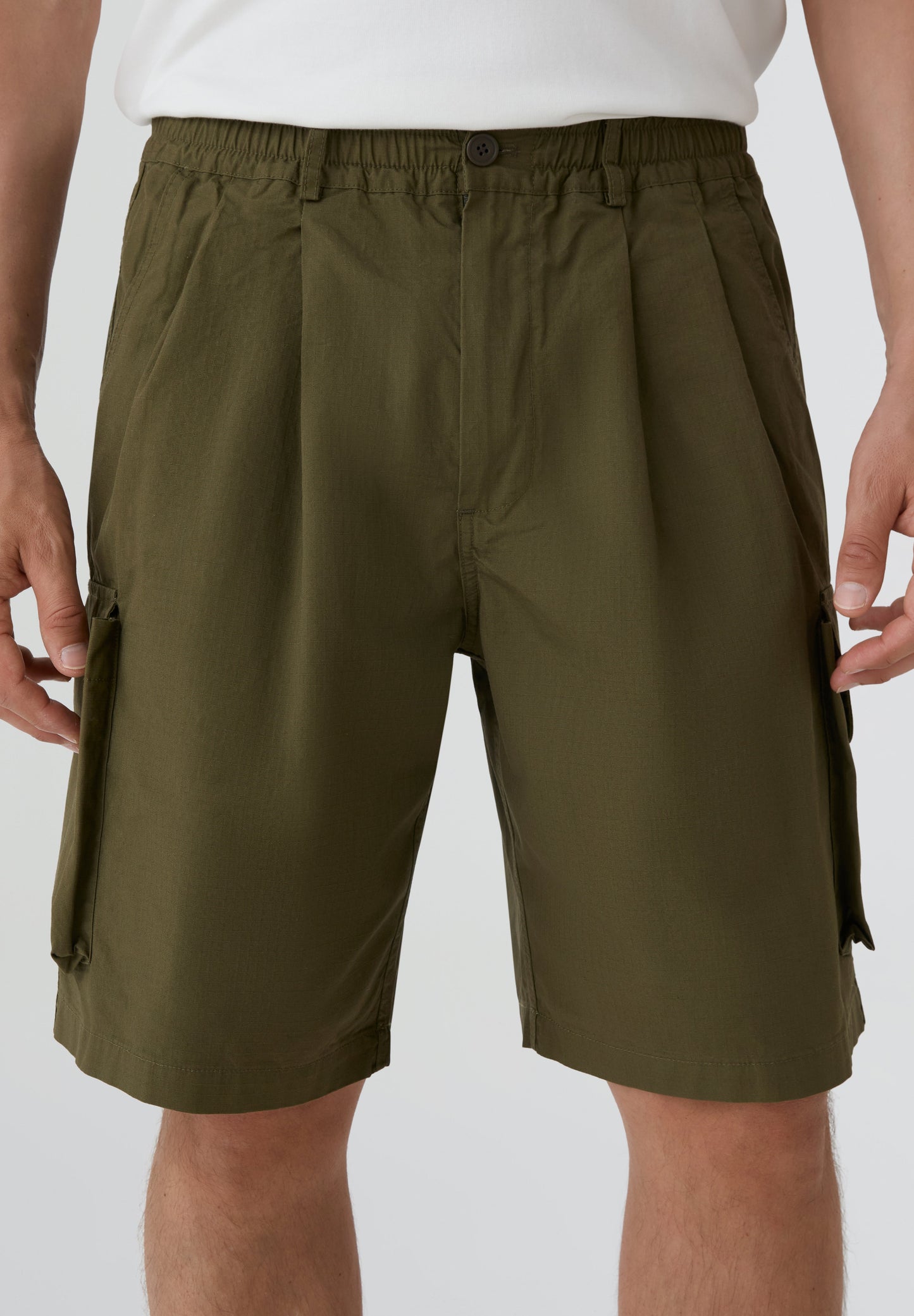 KAPPY | RIPSTOP CARGO HALF PANTS