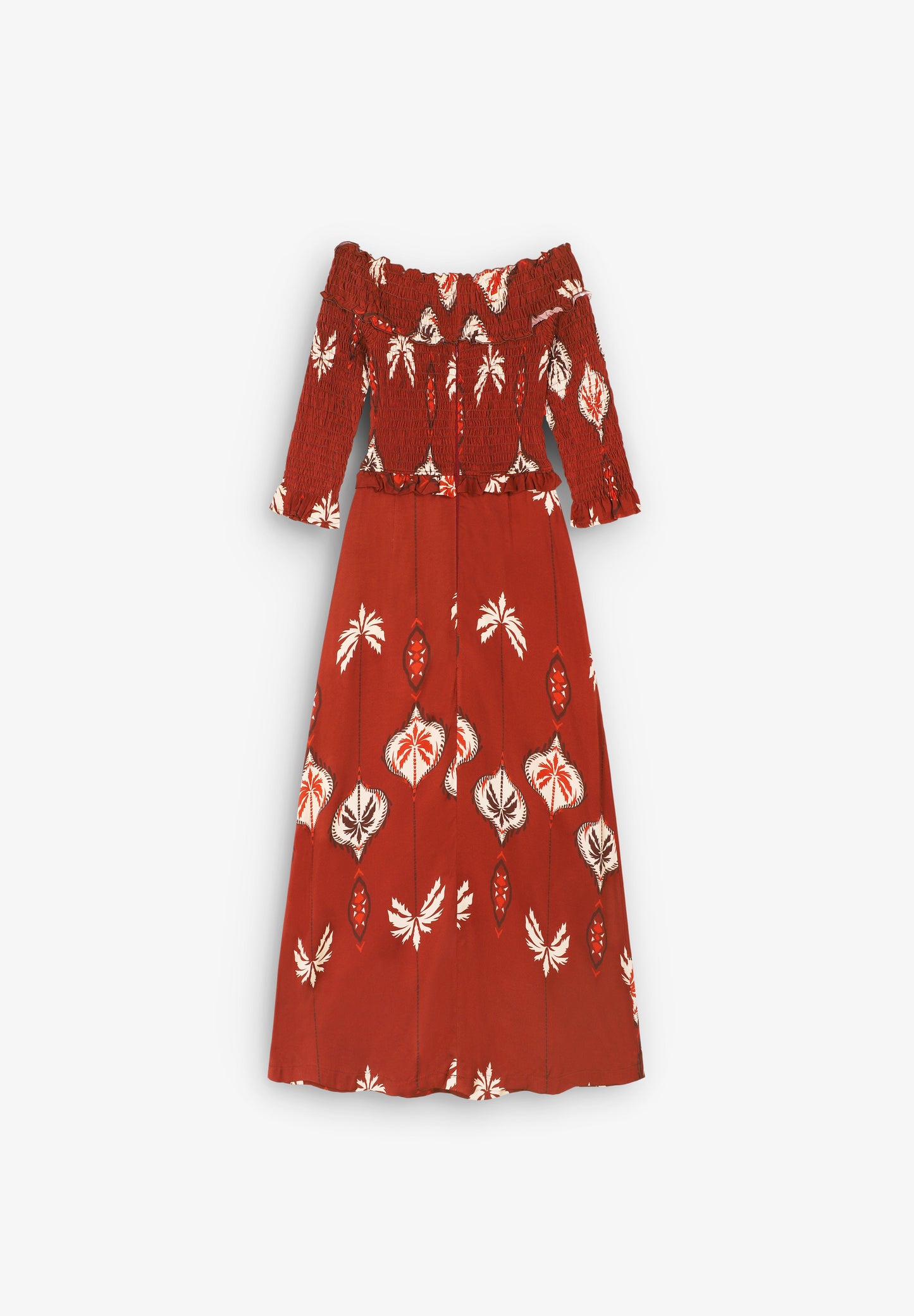 VANÓ STUDIO | VESTIDO BARDOT BURGOGNE