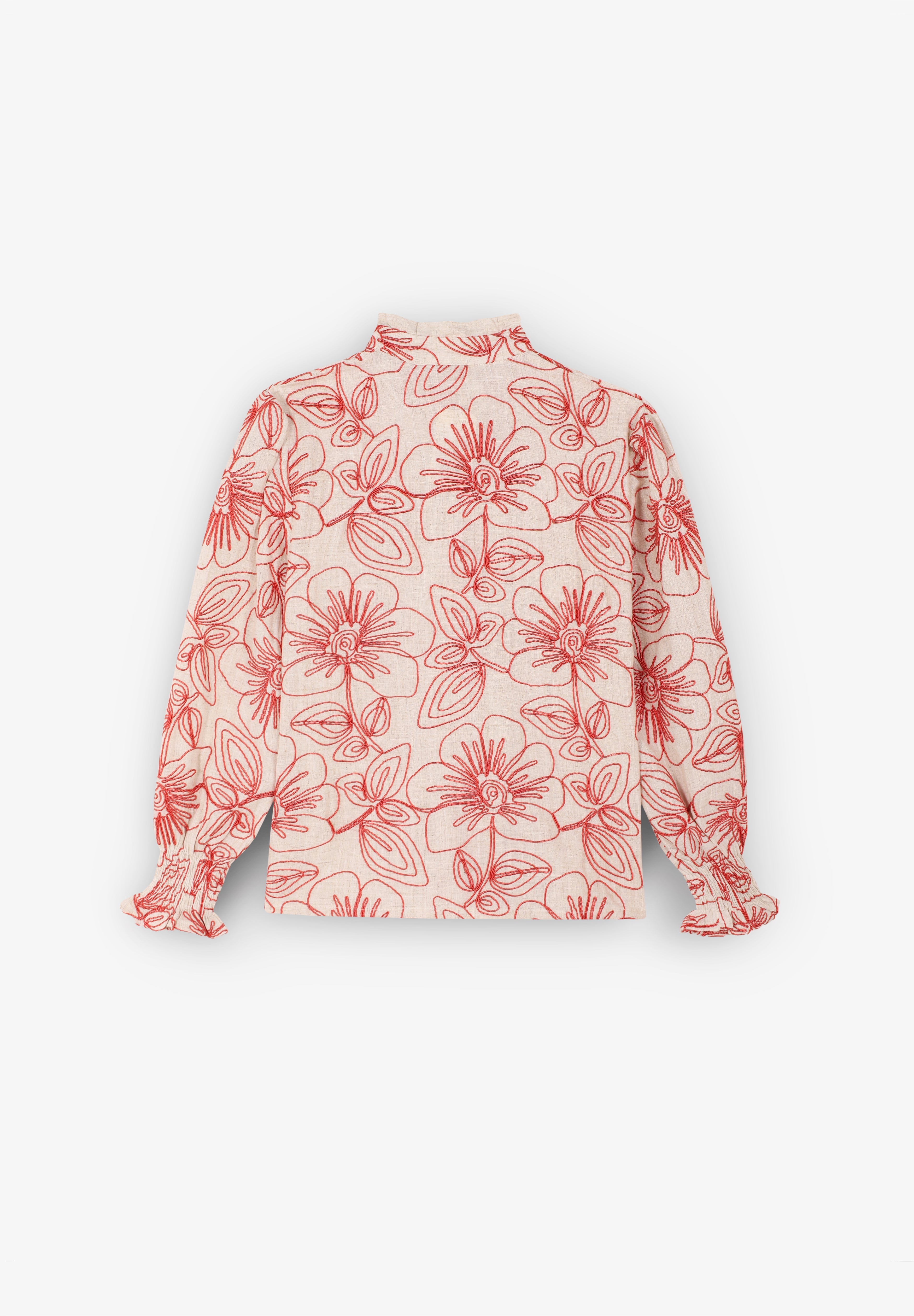 VANÓ STUDIO | CHAQUETA BORDADA ROJA