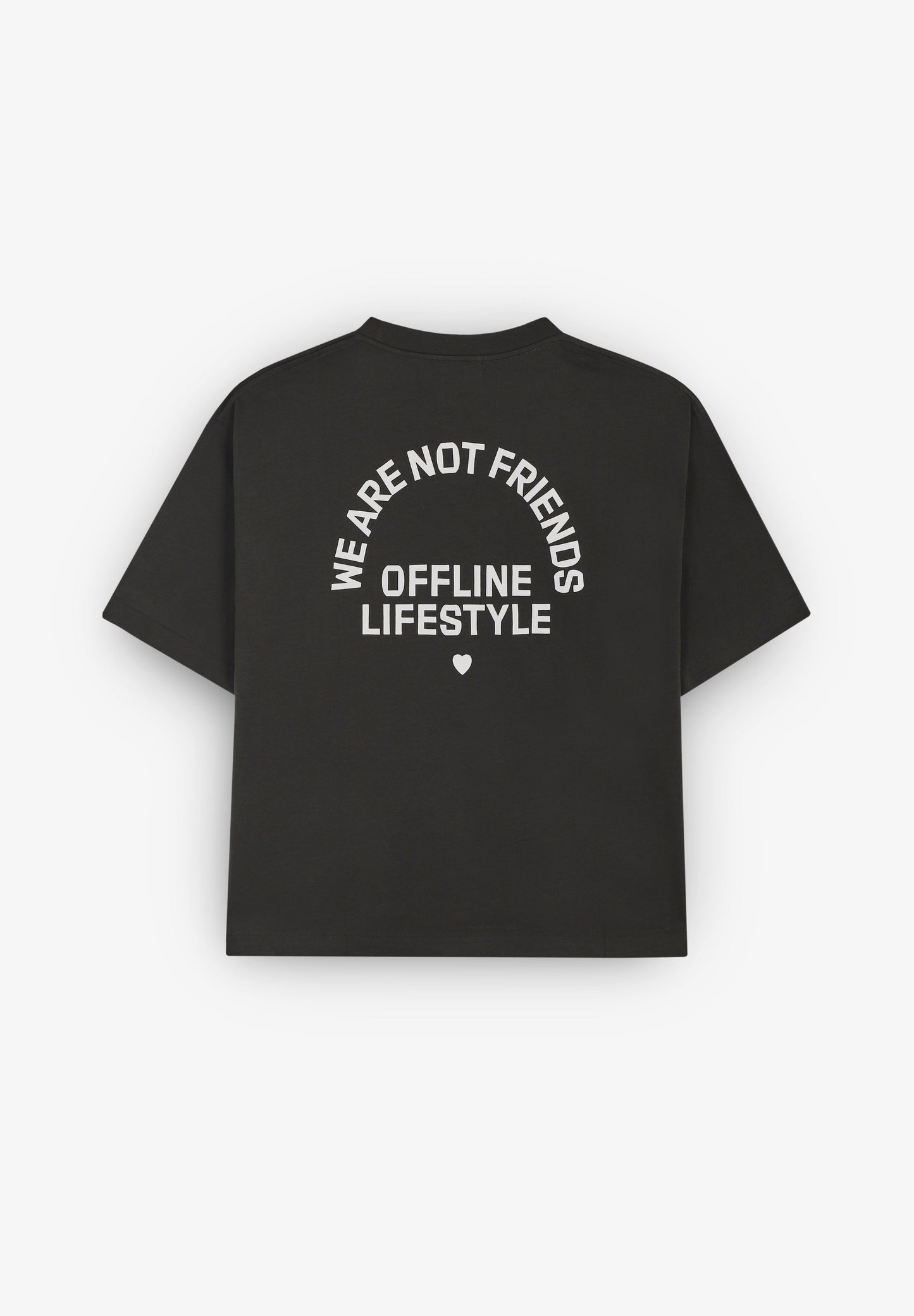 WE ARE NOT FRIENDS | BOXY OFFLINE LOVE TEE