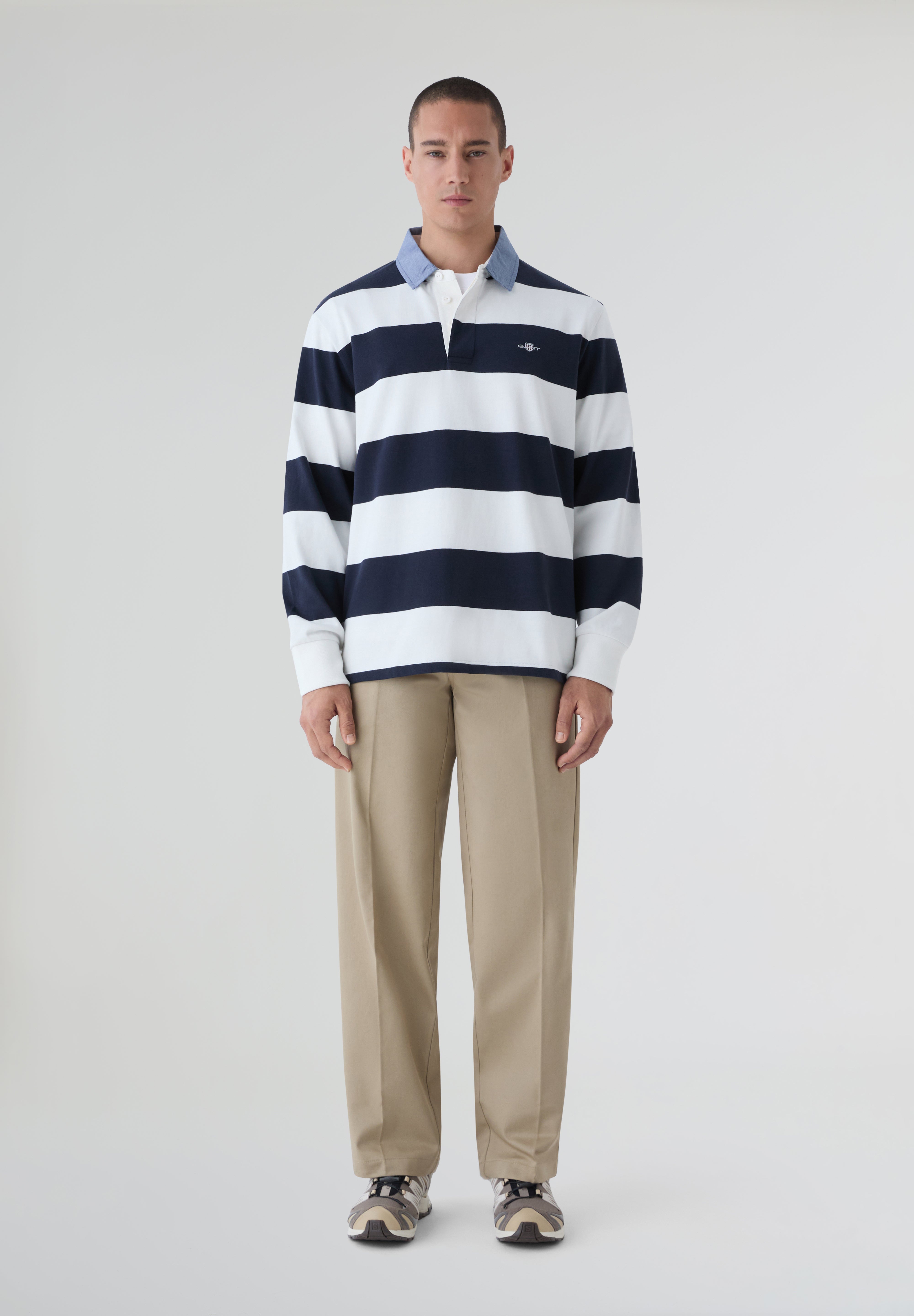 GANT | REG CHAMBRAY STRIPE HEAVY RUGGER