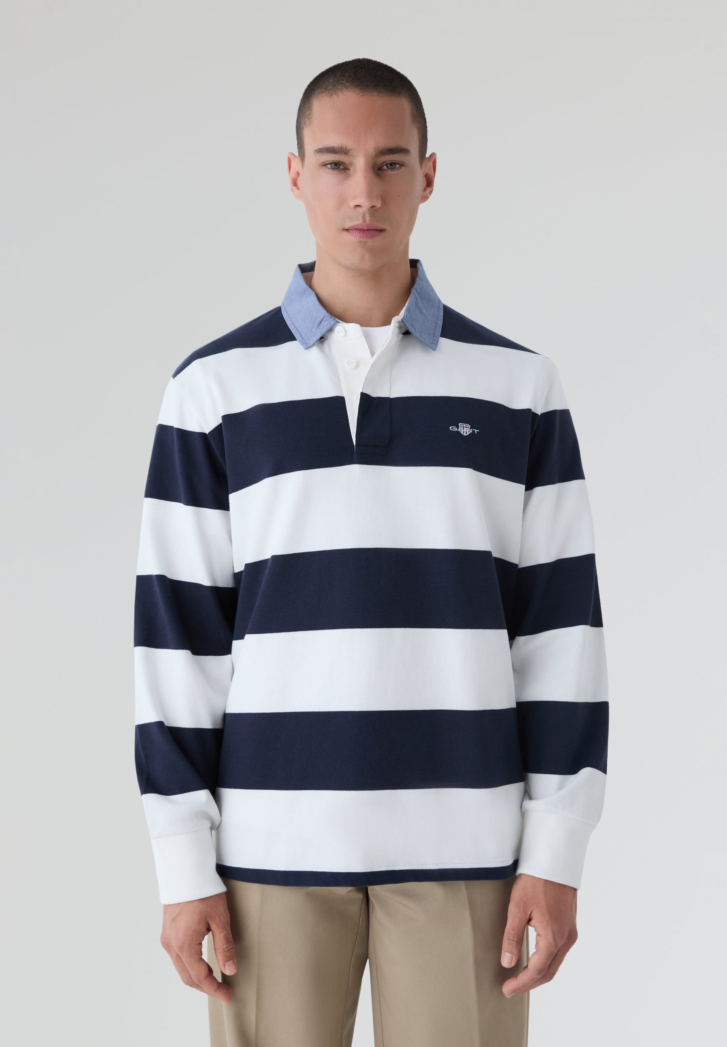 GANT | REG CHAMBRAY STRIPE HEAVY RUGGER