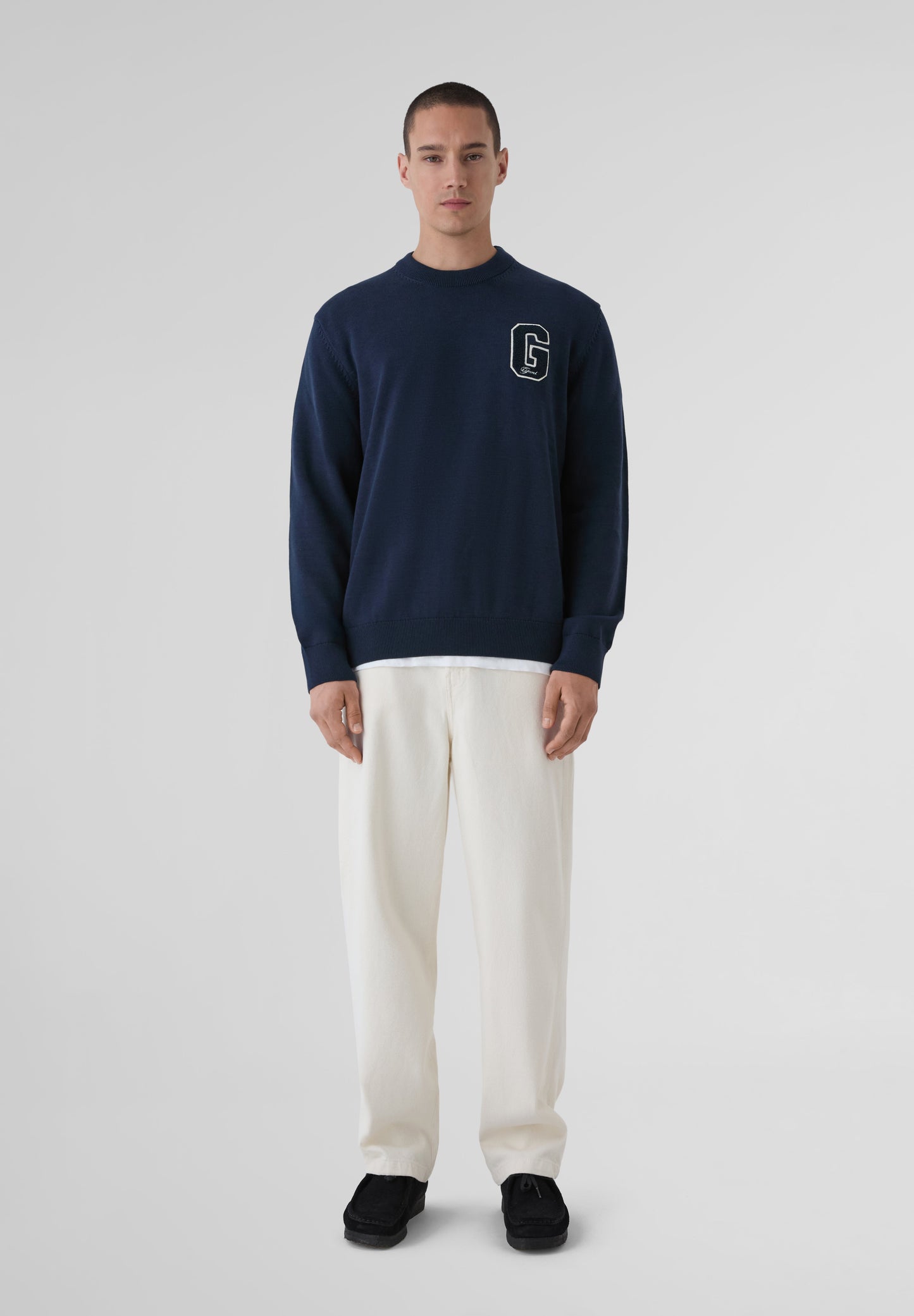 GANT | SWEATER SMALL GRAPHIC BADGE