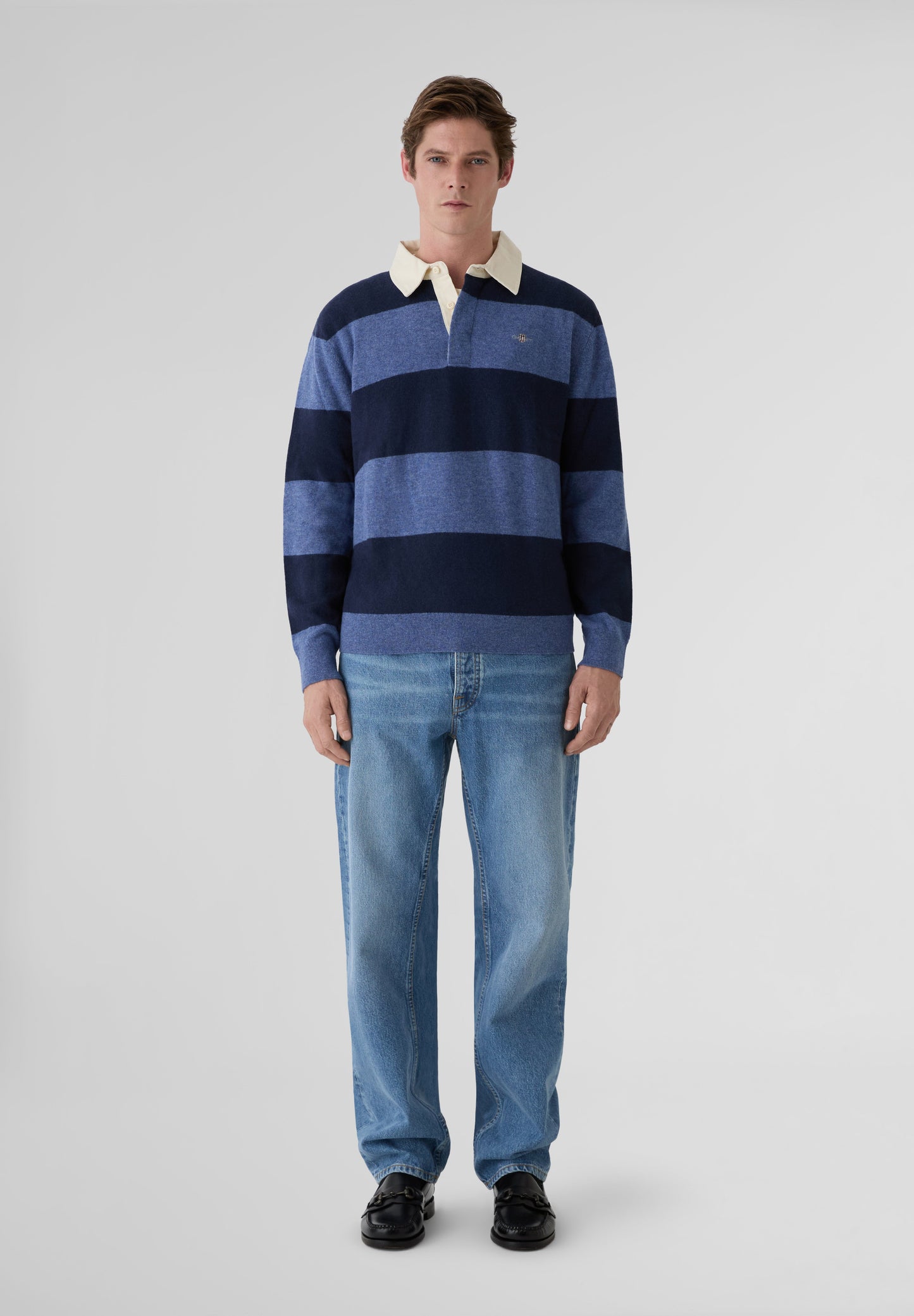 GANT | CAMISA POLO EXTRAFINE LAMBSWOOL STRIPED
