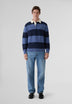 GANT | CAMISA POLO EXTRAFINE LAMBSWOOL STRIPED