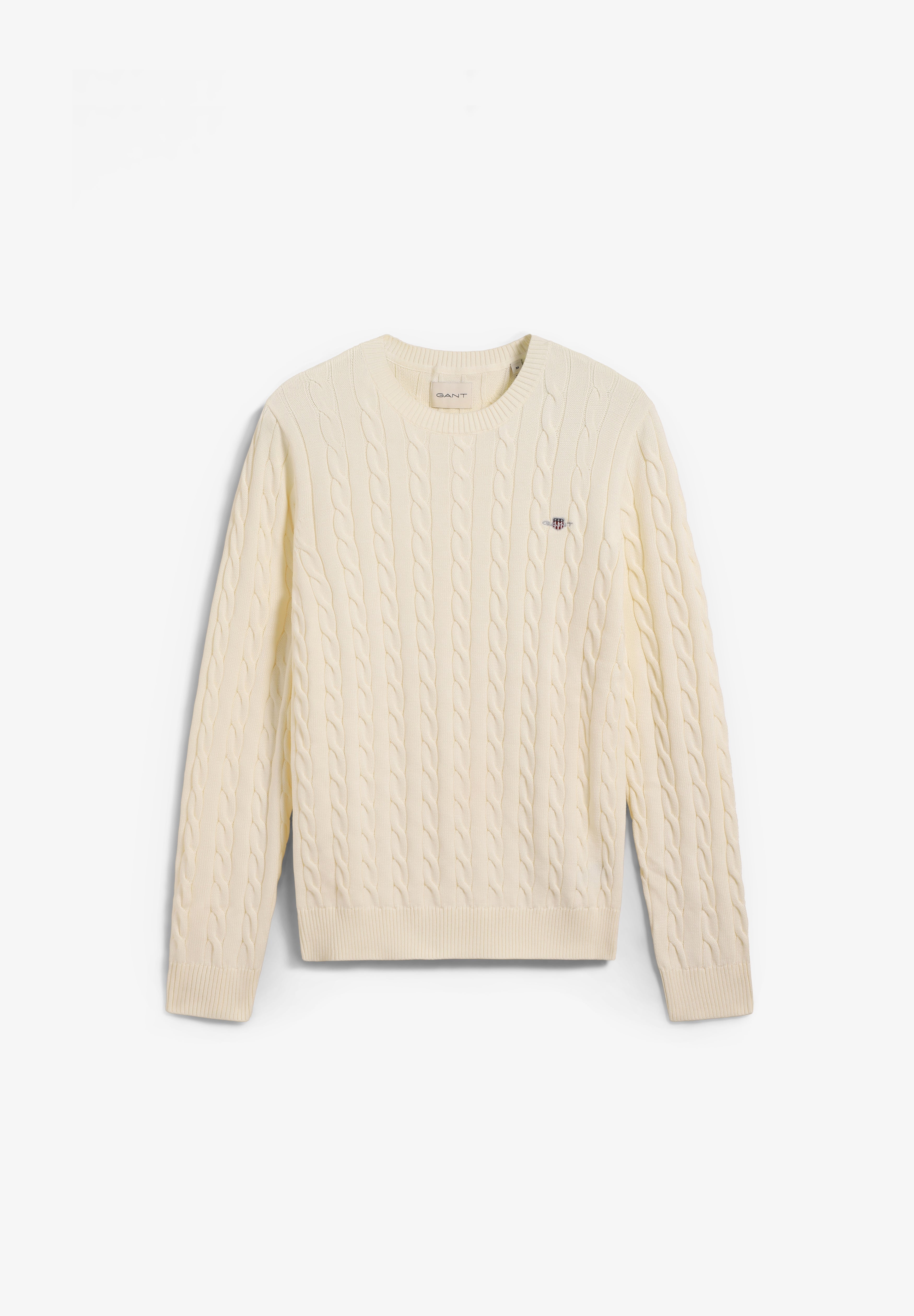 GANT | SWEATER DE MALHA DE CABO E DECOTE REDONDO