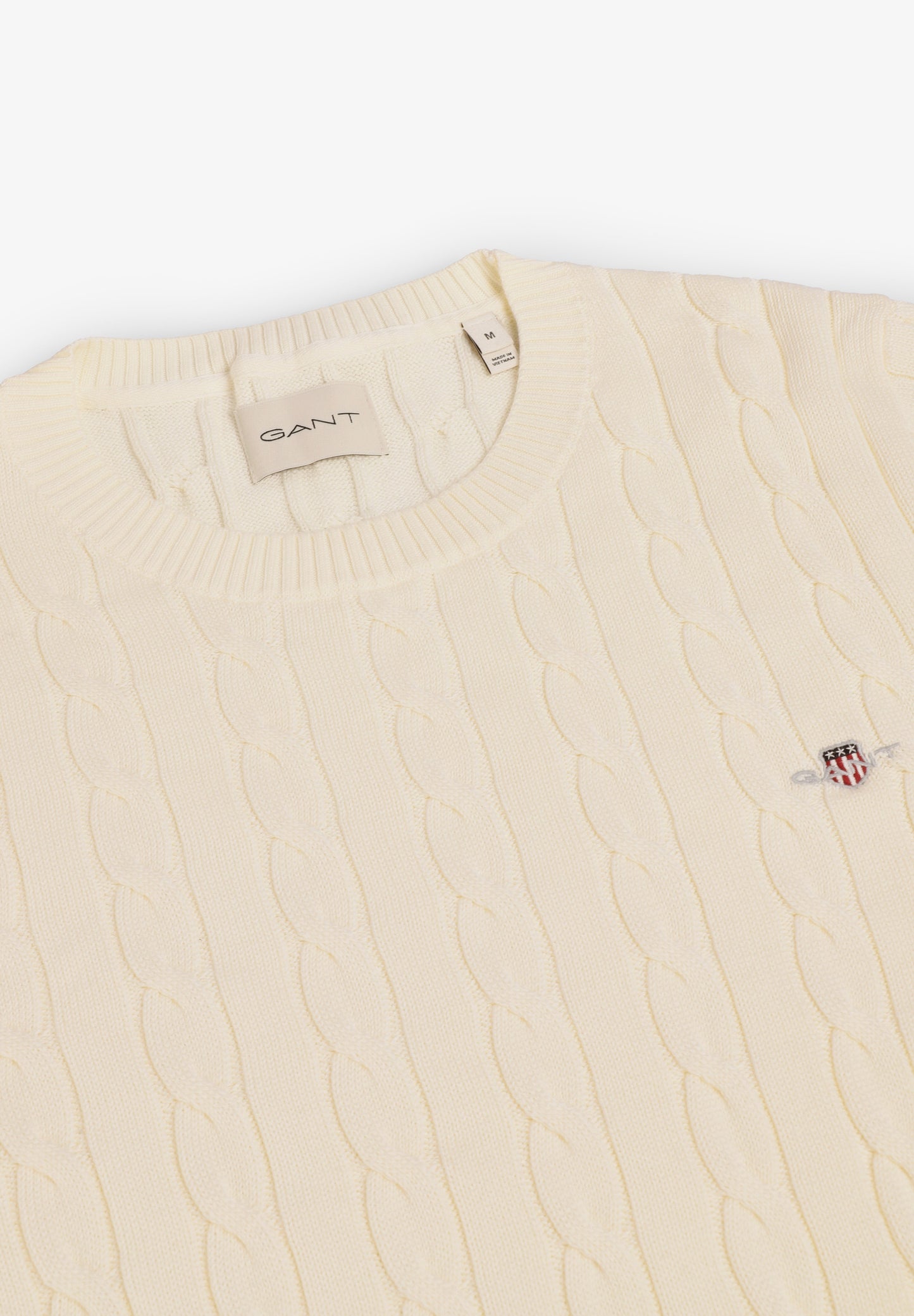 GANT | SWEATER DE MALHA DE CABO E DECOTE REDONDO