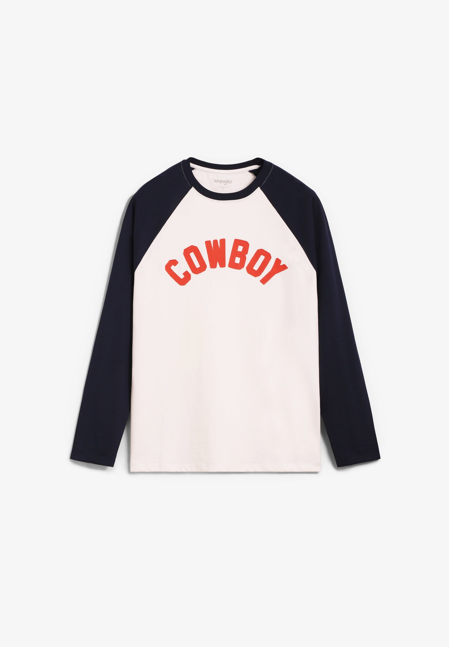 WRANGLER | T-SHIRT DE BEISEBOL COM MANGA COMPRIDA