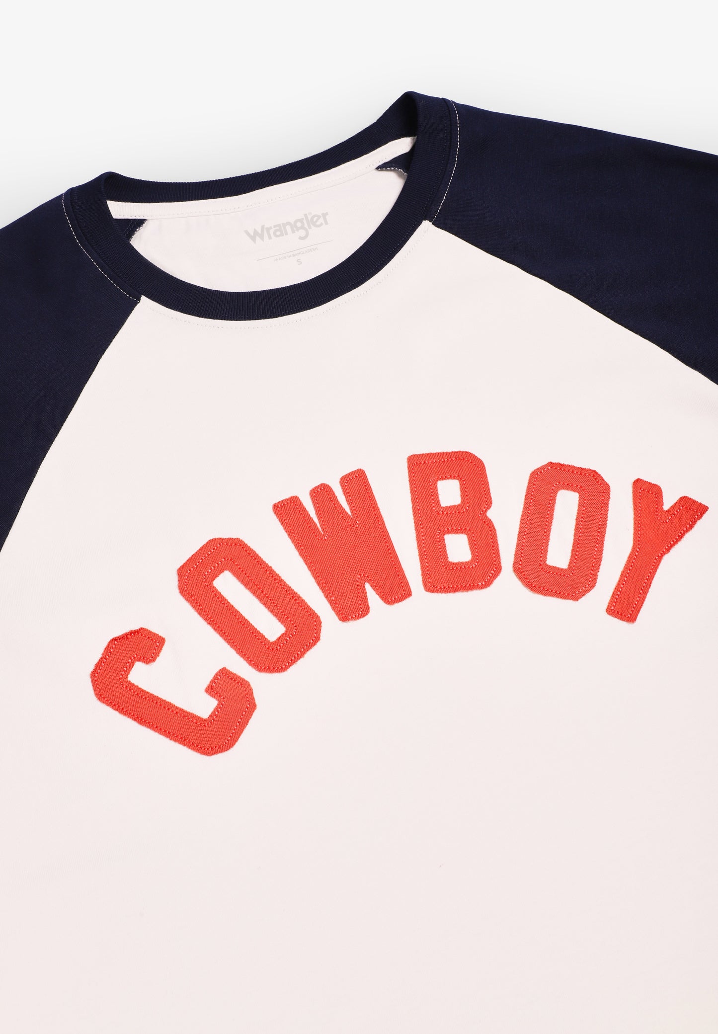 WRANGLER | T-SHIRT DE BEISEBOL COM MANGA COMPRIDA