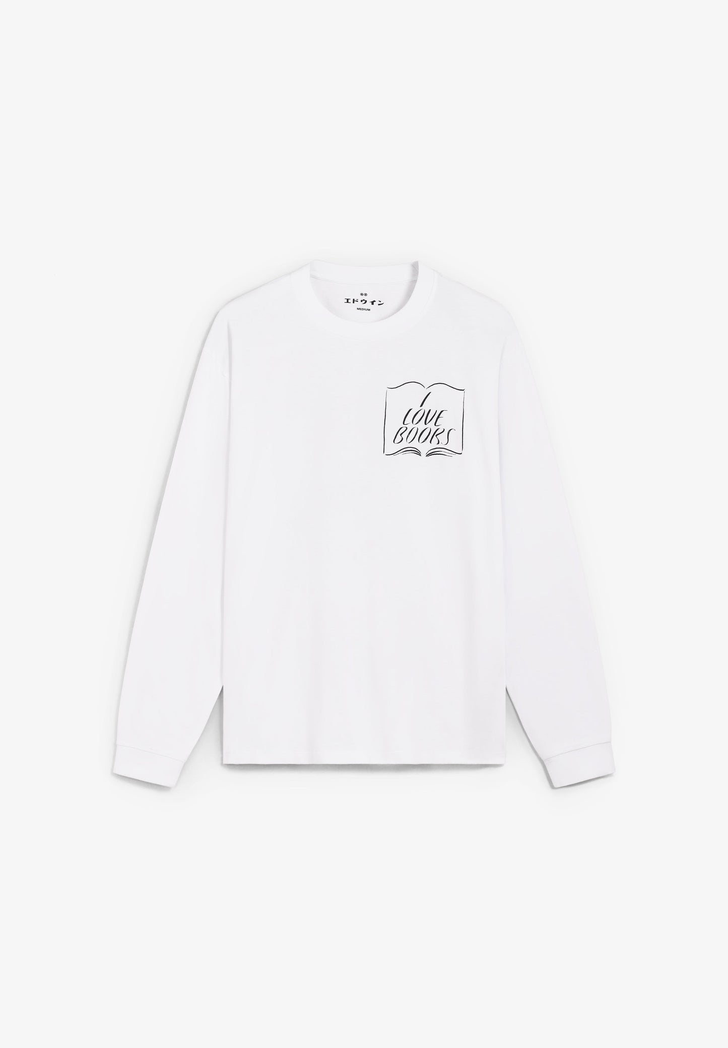 EDWIN | T-SHIRT DE MANGA COMPRIDA I LOVE BOOKS
