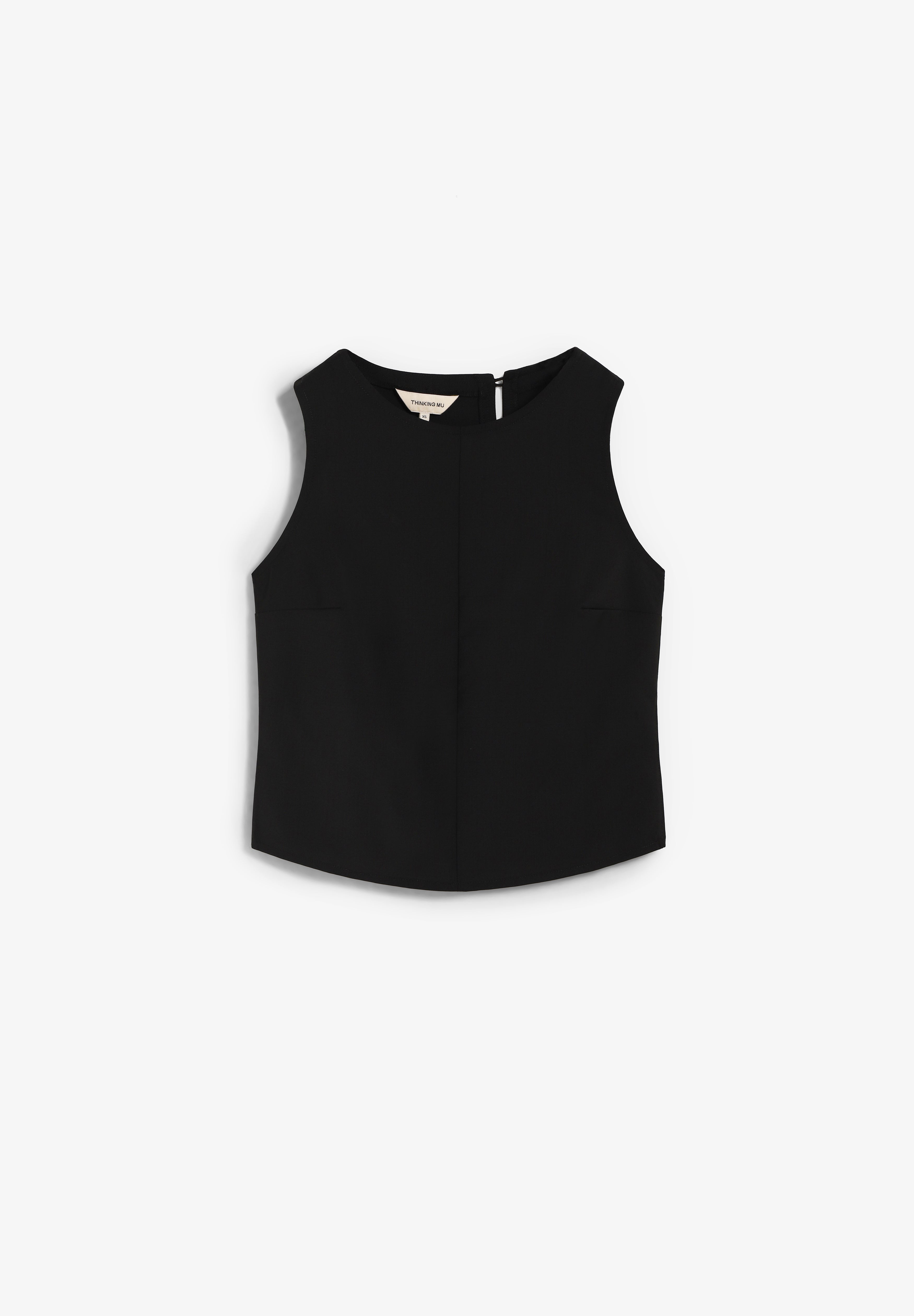 THINKING MU | BLACK SEANA TOP