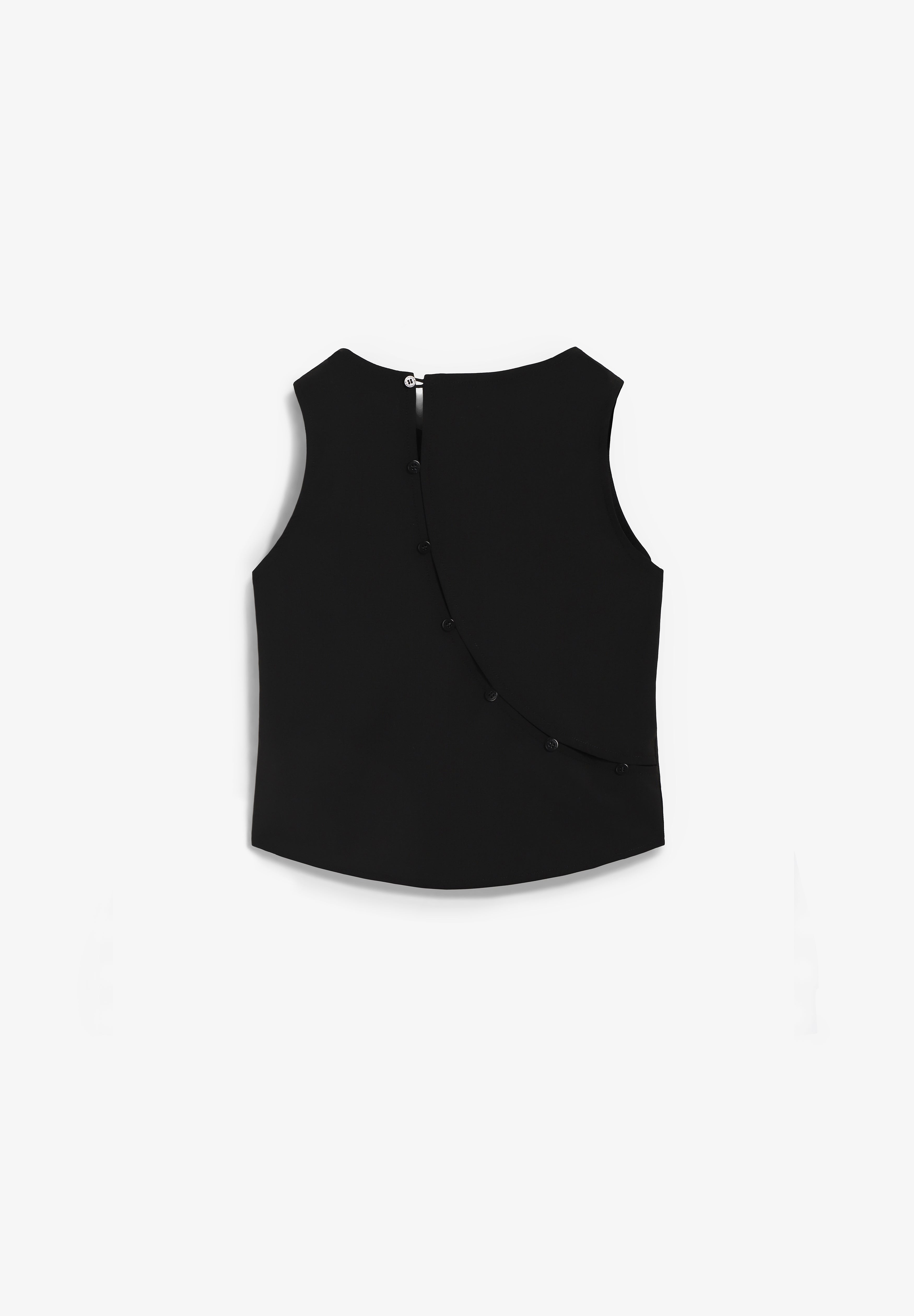 THINKING MU | BLACK SEANA TOP
