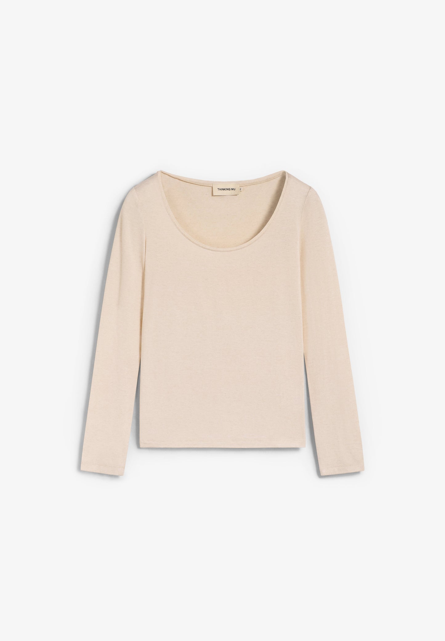 THINKING MU | IVORY CASILDA CACHEMIRE TOP