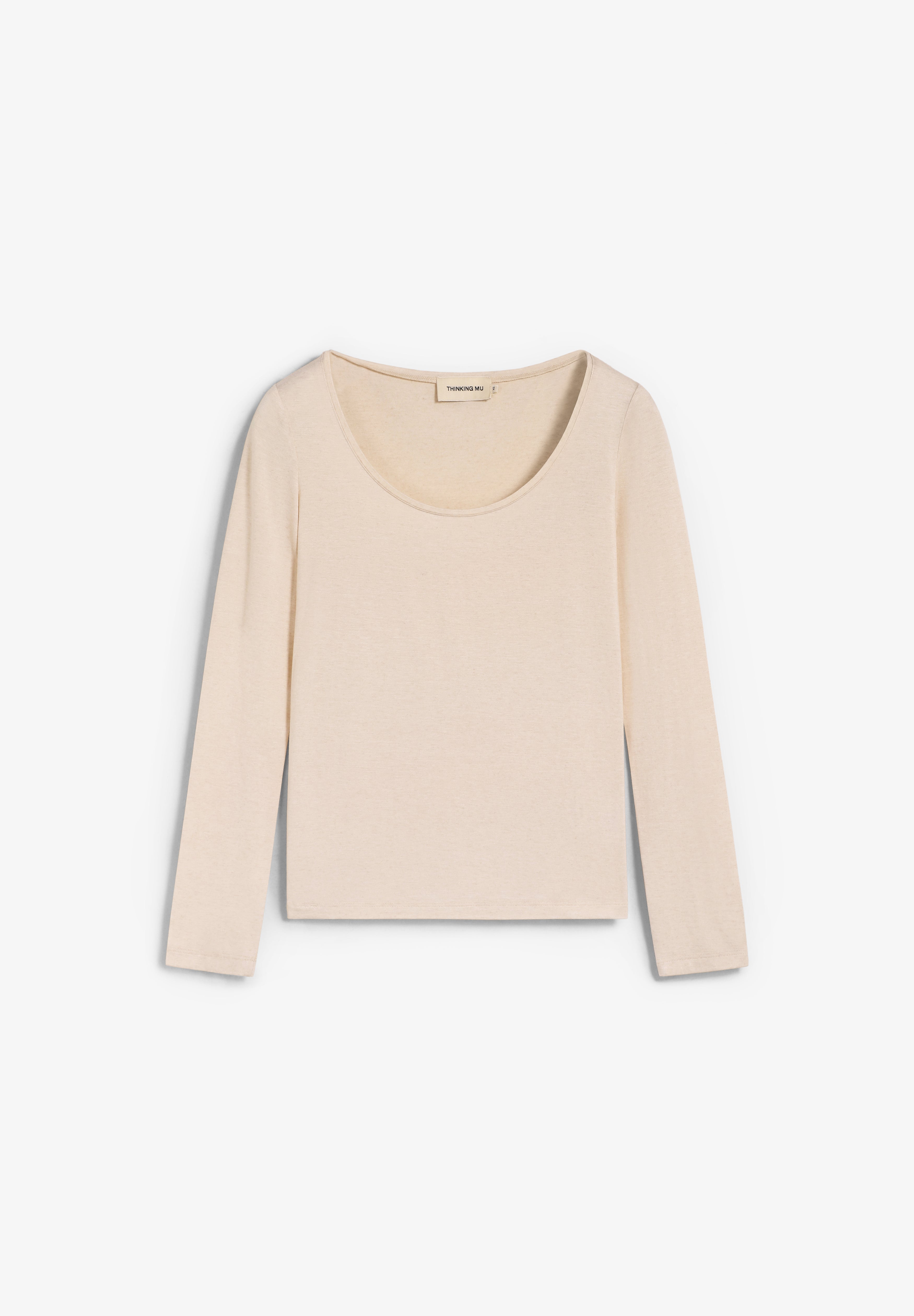 THINKING MU | IVORY CASILDA CACHEMIRE TOP