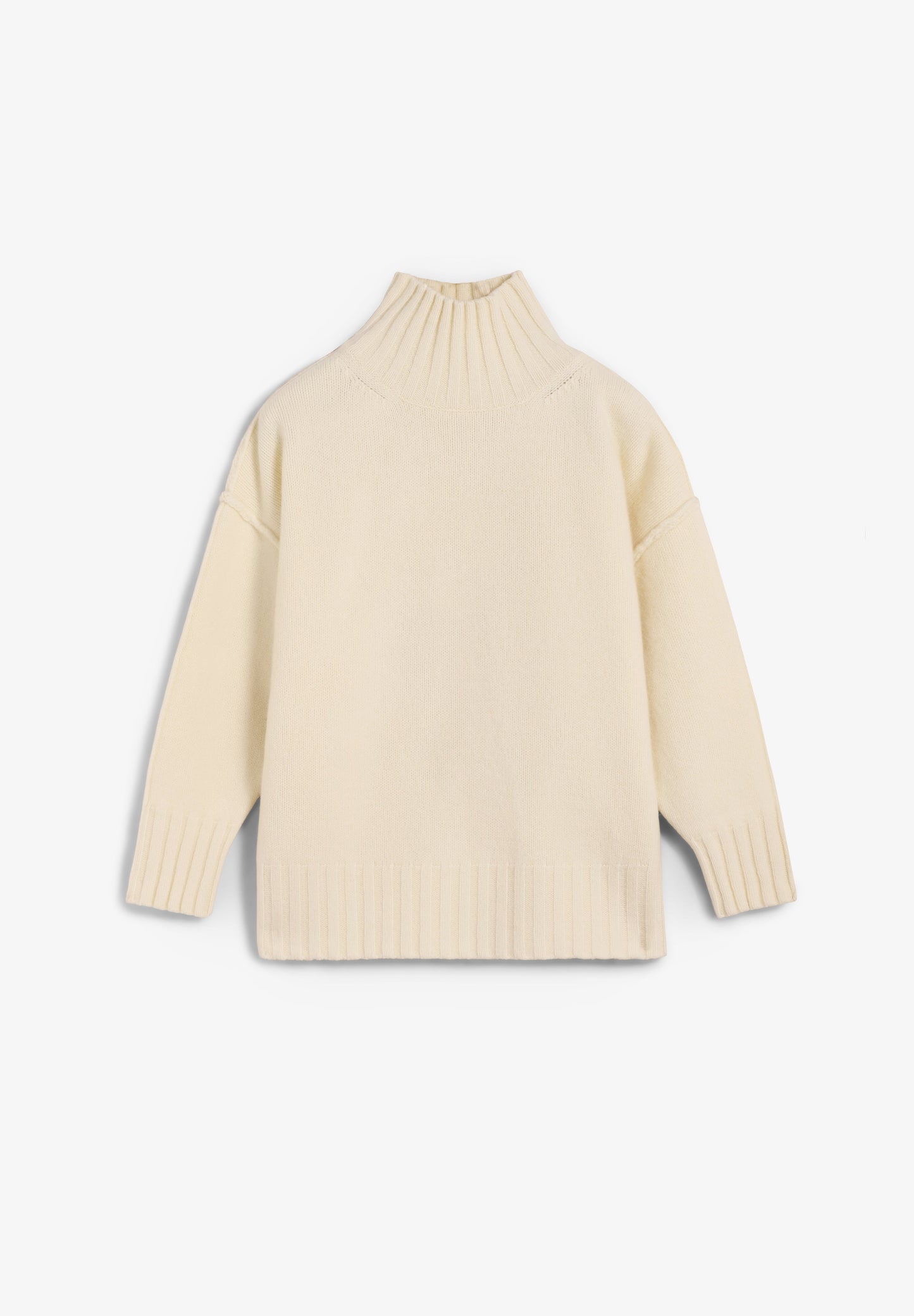 THINKING MU | ECRU IMOGEN KNITTED SWEATER