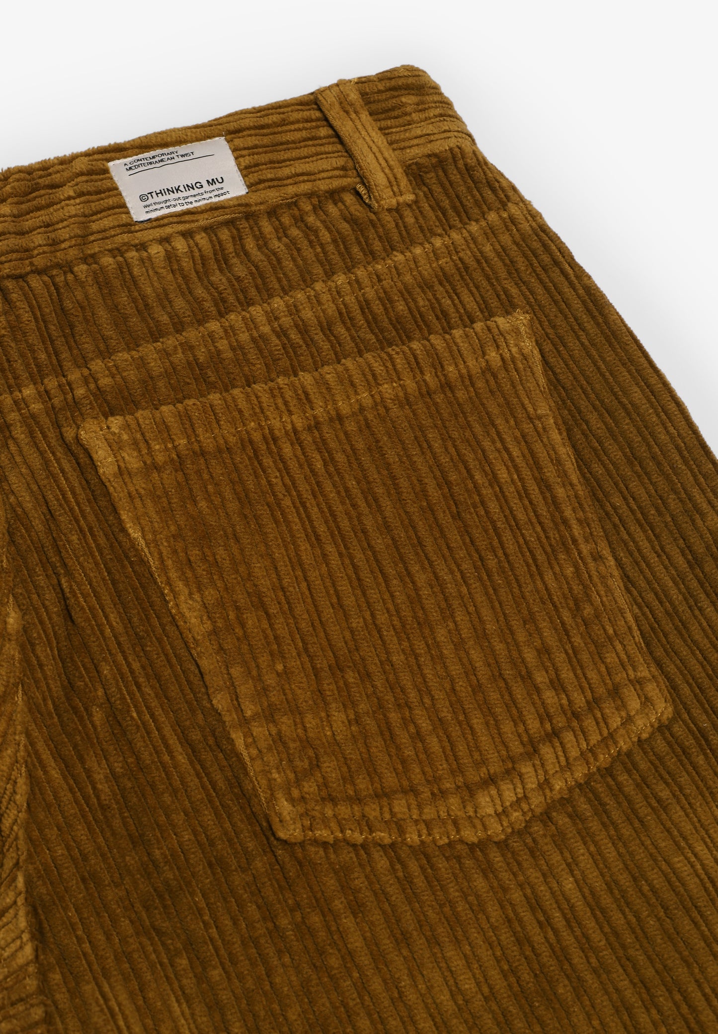 THINKING MU | LIGHT OAK CORDUROY HEDDA PANTS