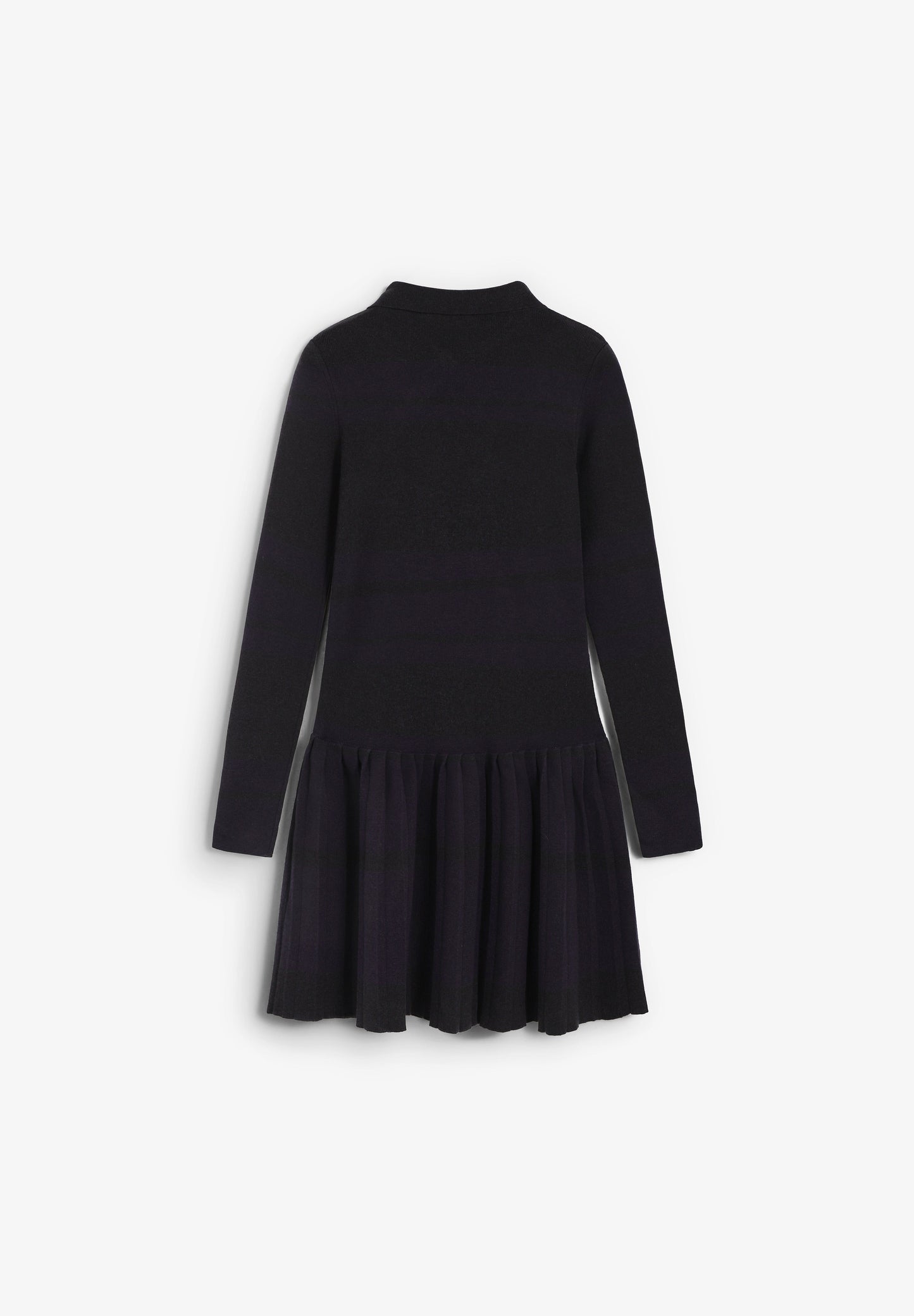 THINKING MU | DARK STRIPES TASHI KNITTED DRESS