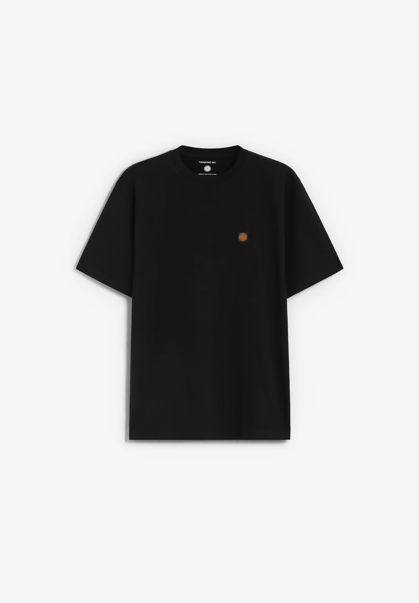 THINKING MU | SOL TYPE BLACK AARON TEE