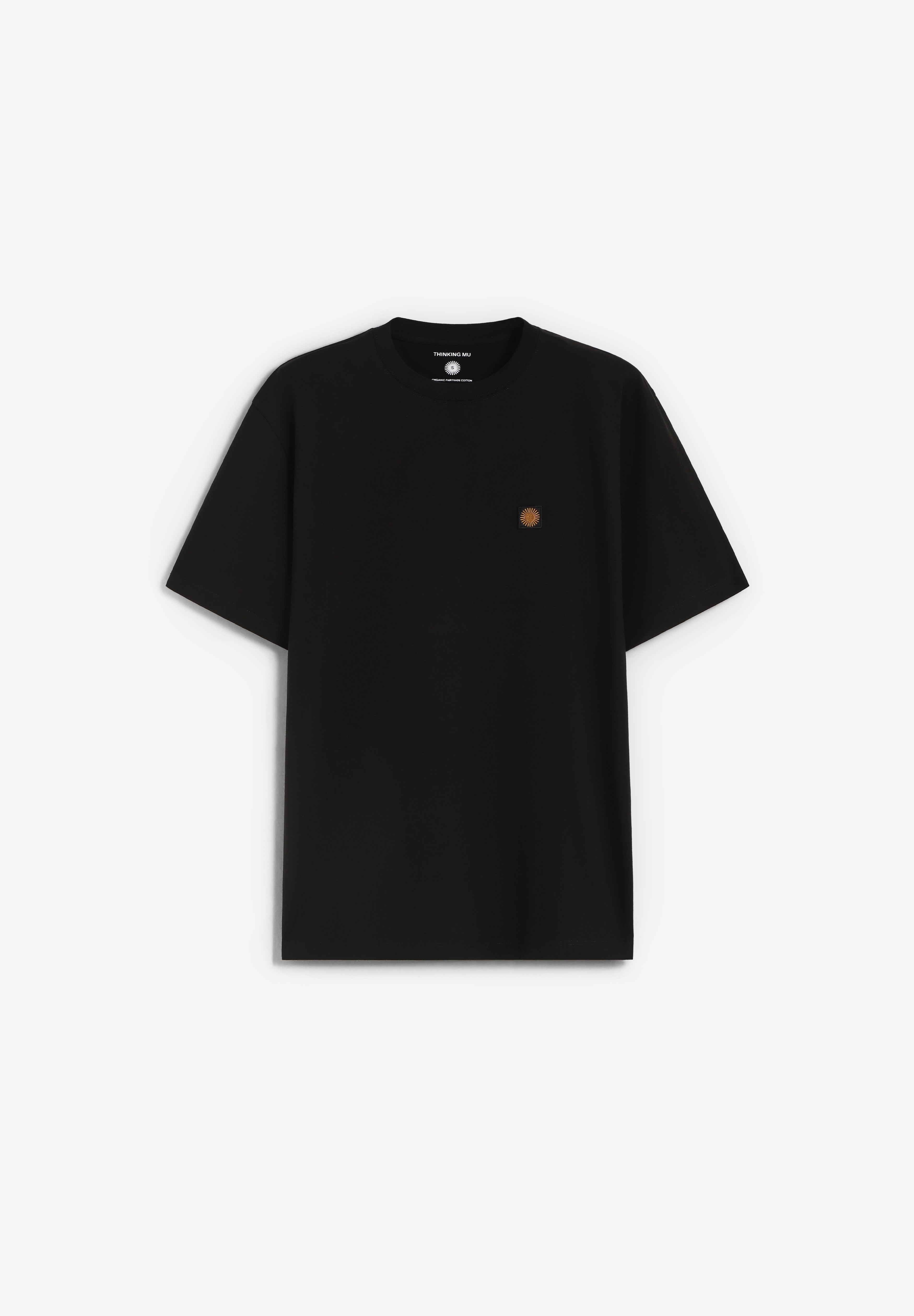 THINKING MU | SOL TYPE BLACK AARON TEE