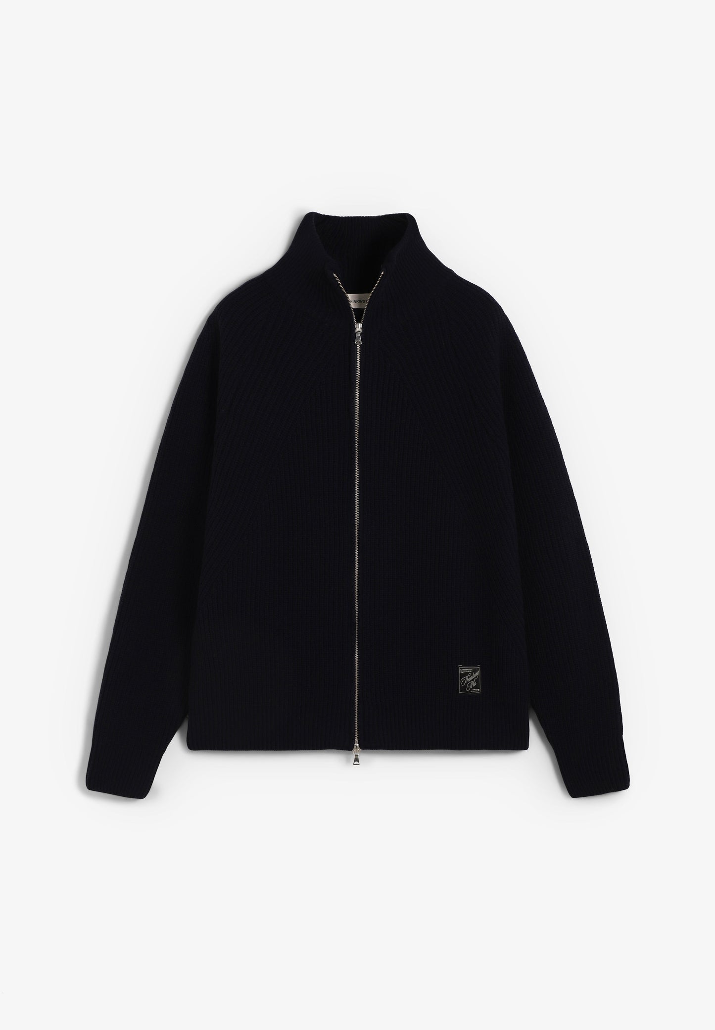 THINKING MU | NAVY EKAIZ KNITTED SWEATER
