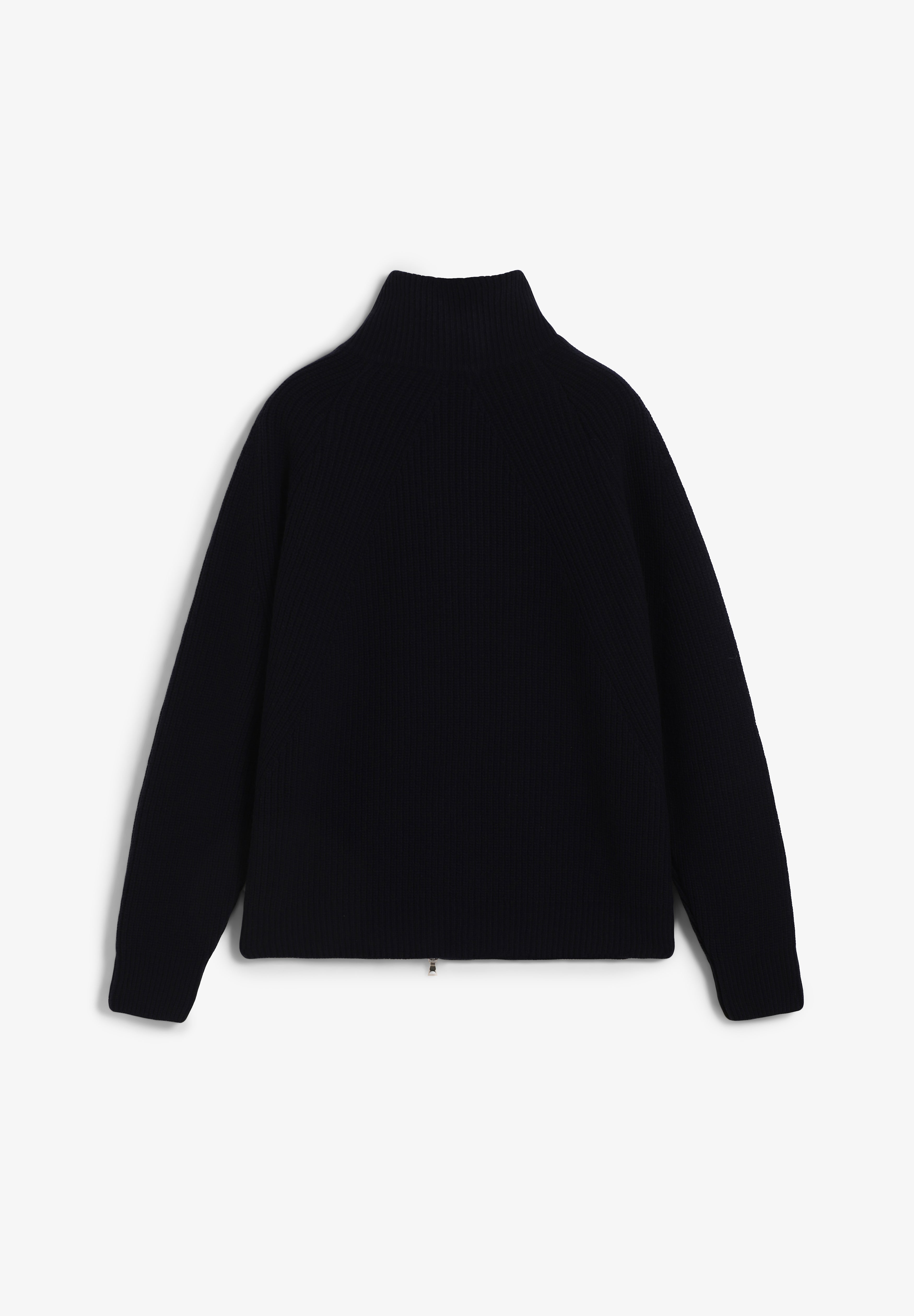 THINKING MU | NAVY EKAIZ KNITTED SWEATER