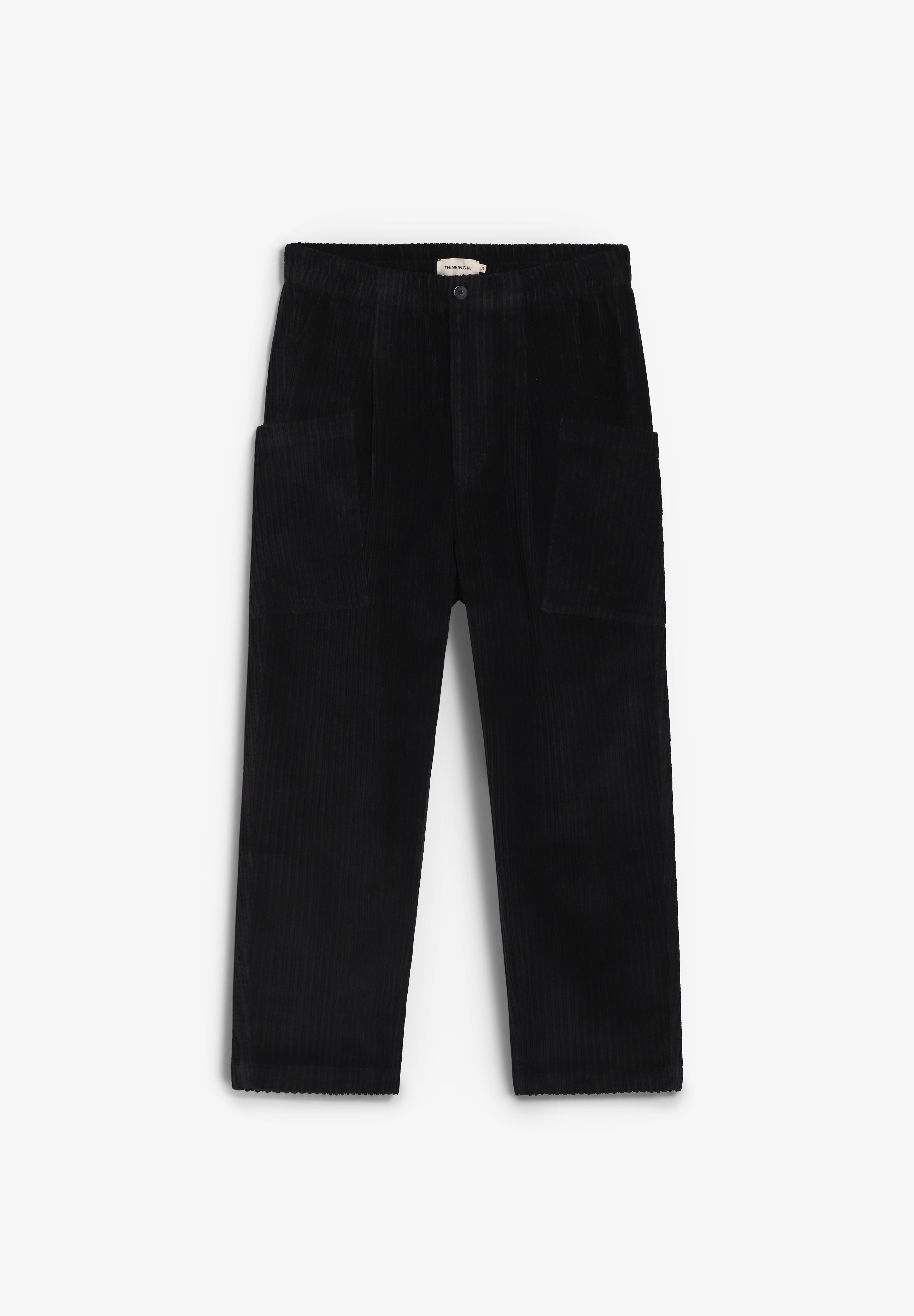 THINKING MU | NAVY CORDUROY MAX PANTS