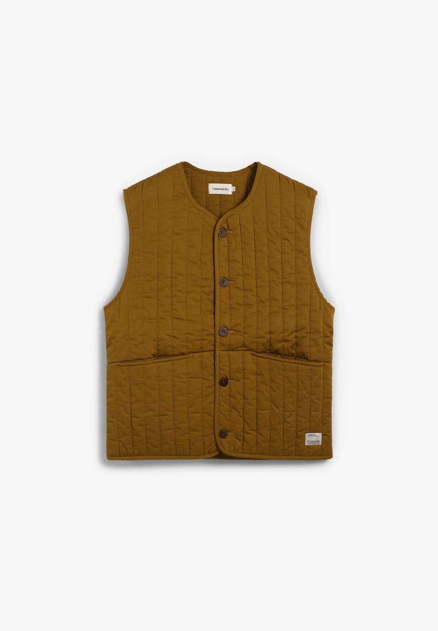 THINKING MU | LIGHT OAK JON VEST