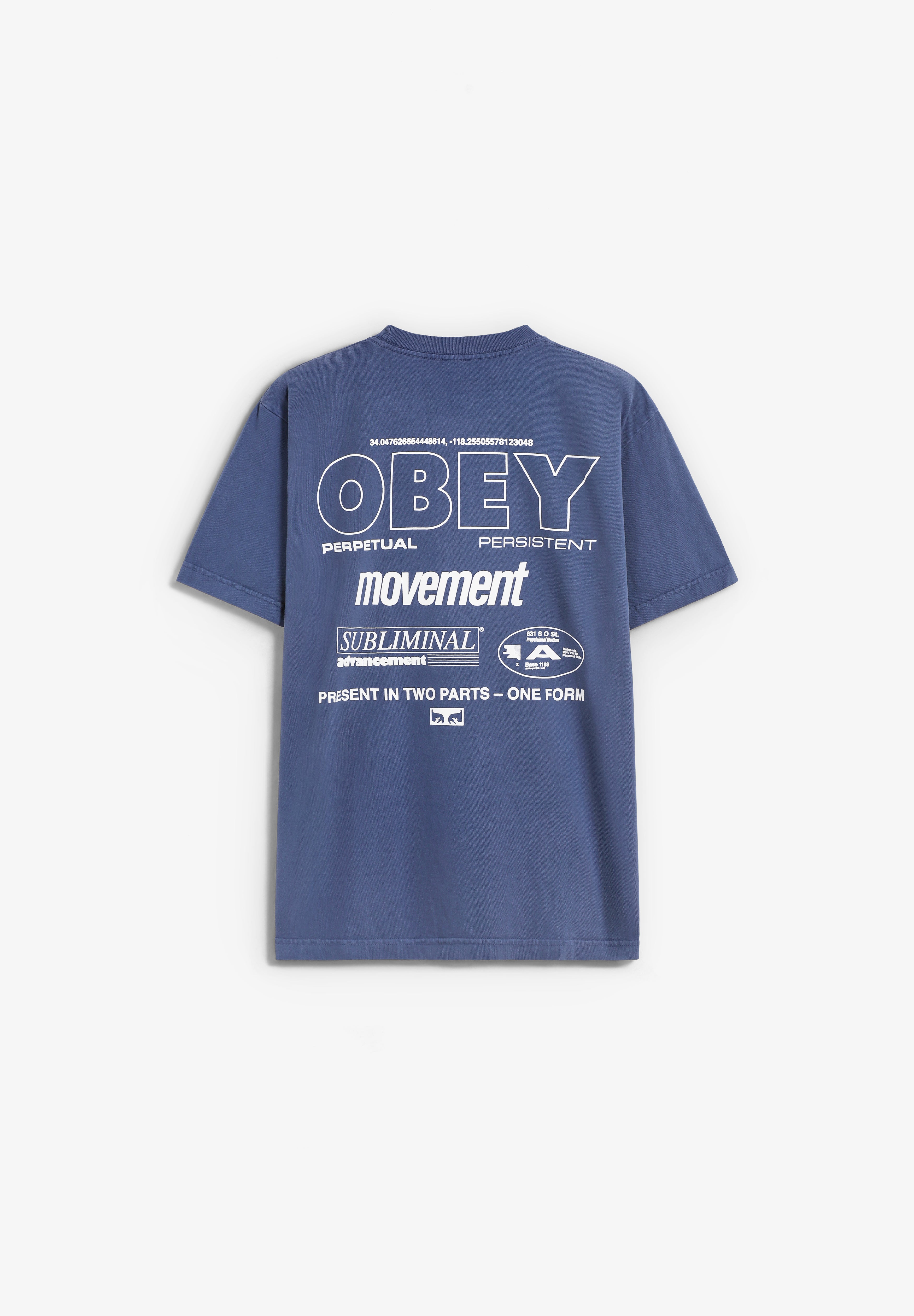 OBEY | T-SHIRT PERSISTENT MOVEMENT